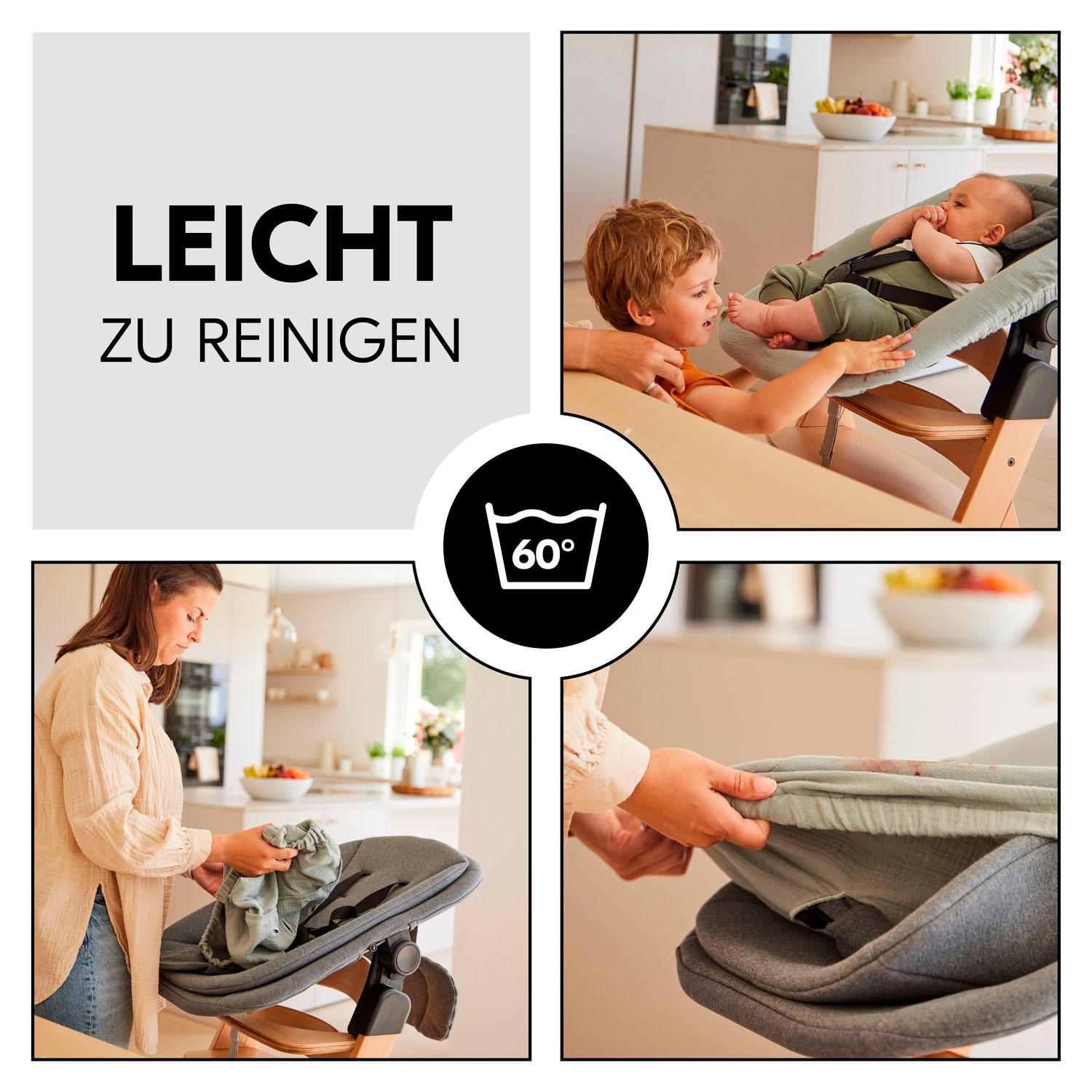 Hauck Kindersitzbezug »Schonbezug für Babywippe; Highchair Bouncer Cover«, Schonbezug für Babywippe
