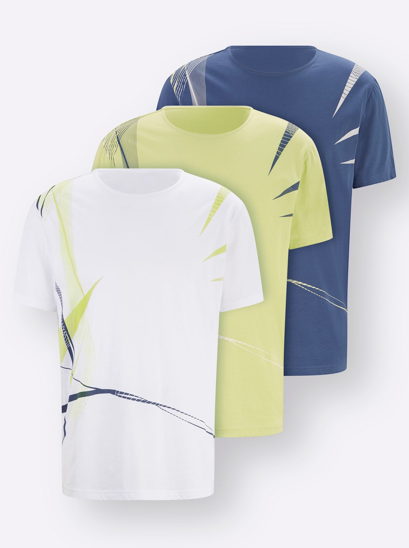 Classic Kurzarmshirt »Shirt«, (3 tlg.)