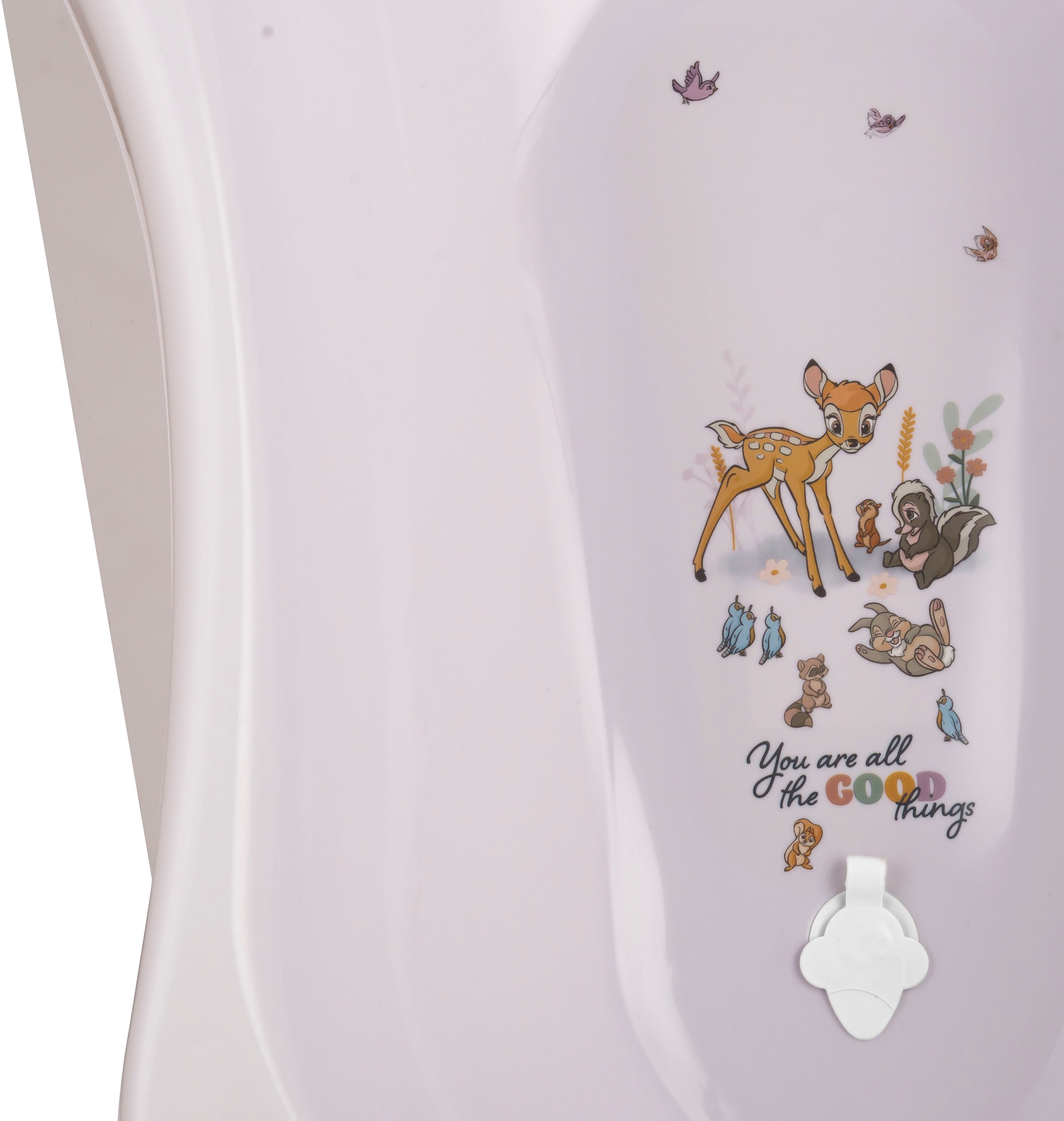 keeeper Babybadewanne »Maria - Bambi, nordic white«, mit Stöpsel, Made in Europe