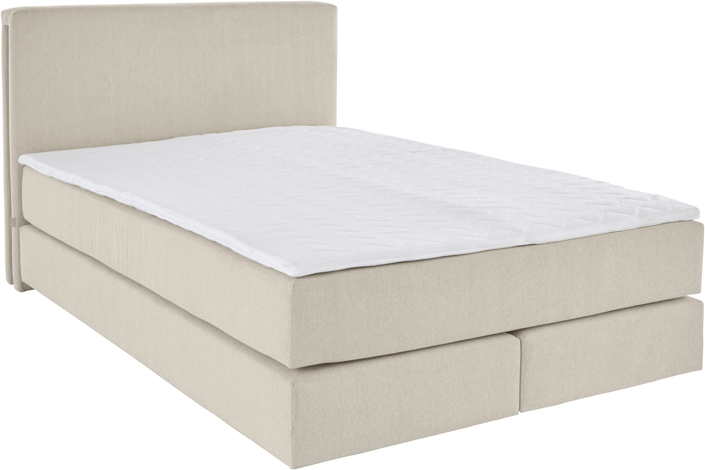 LeGer Home by Lena Gercke Boxspringbett »Zalia erhältlich in verschiedenen Breiten, inkl. Toppper« wahlweise mit Bonnell- oder 7-Zonen-Tonnentaschenfederkern