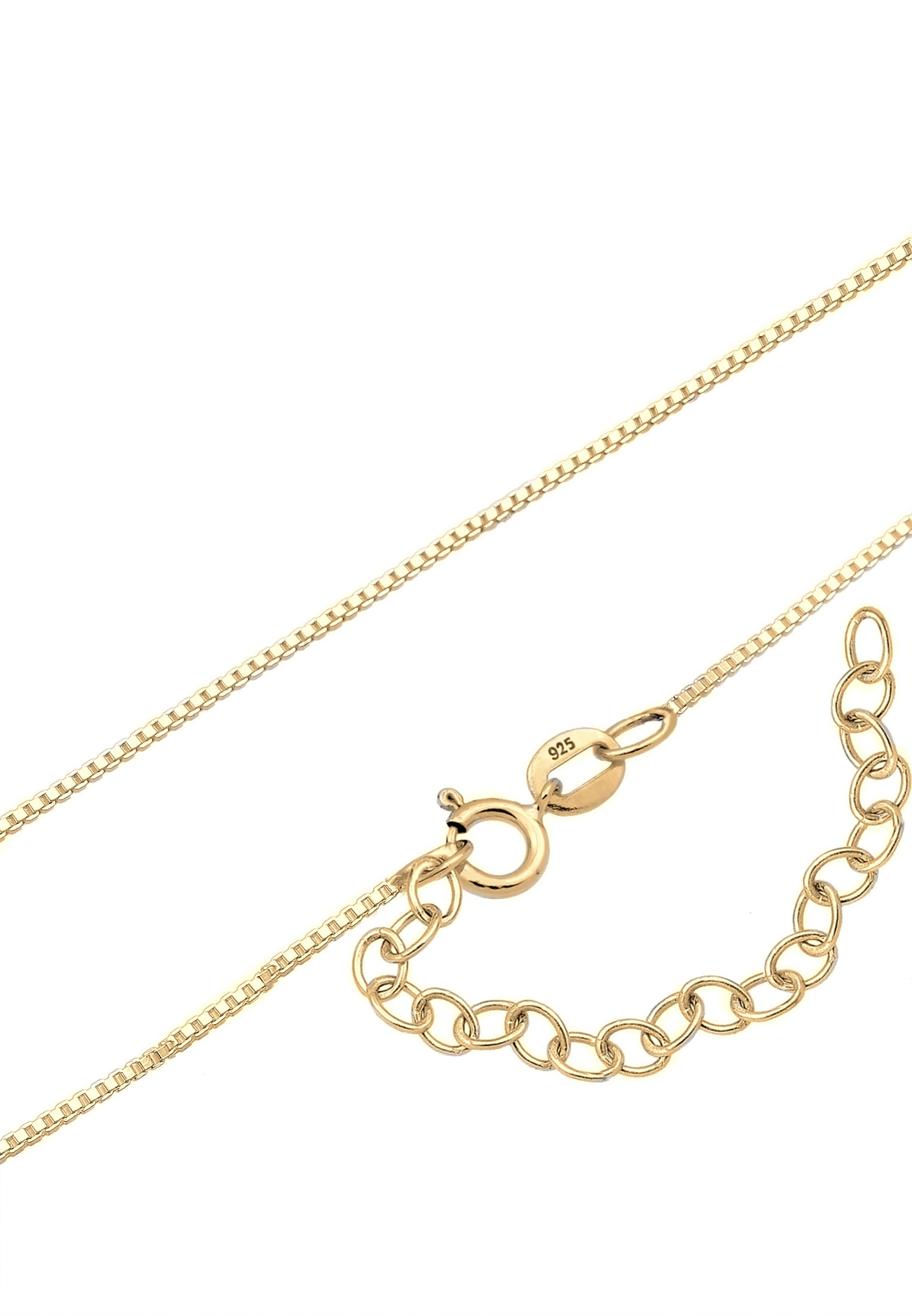 Elli Ohrring und Ketten Set »Schmuckset Zirkonia Synthetischer Opal Weiß 925 Sterling Silber vergoldet«