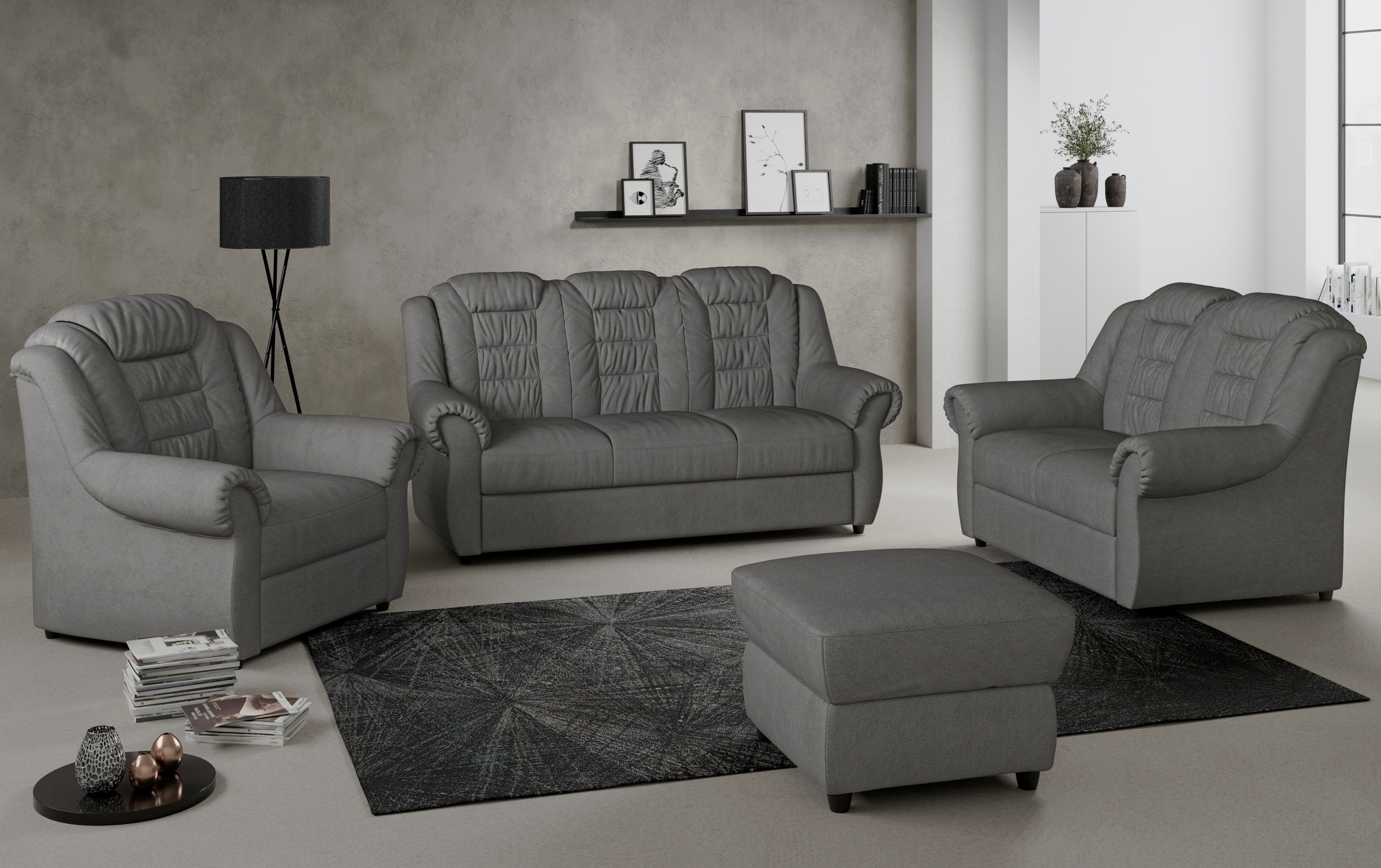 Home affaire Sessel »Boston«, im klassischem Design mit hoher Rückenlehne