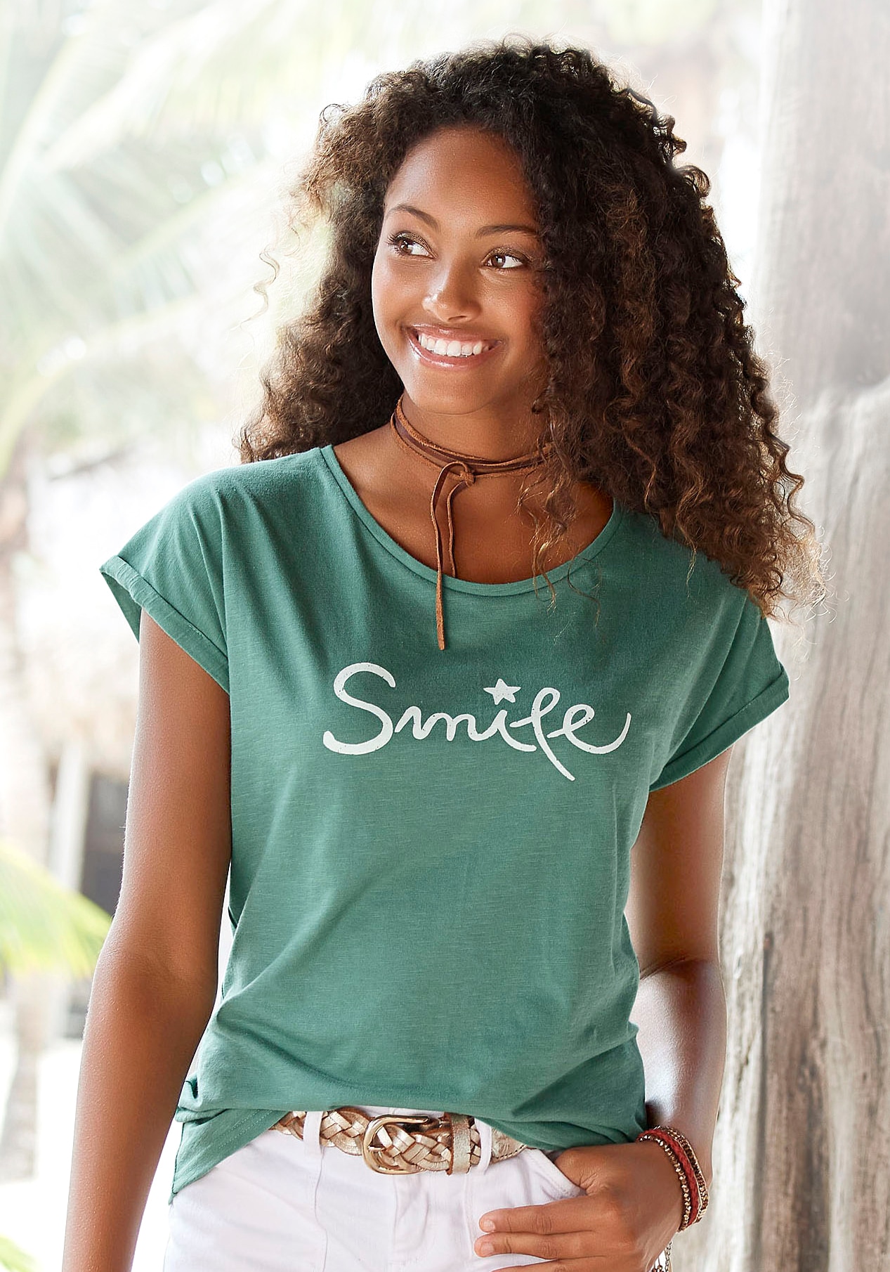 Beachtime T-Shirt, mit modischem Frontdruck Online OTTO Shop im \