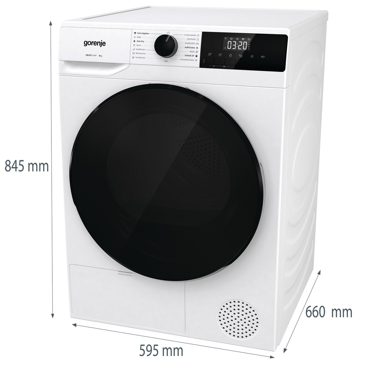 GORENJE Wärmepumpentrockner »DHNA 93/DE«, 9 kg, Energieeffizienzklasse A+++