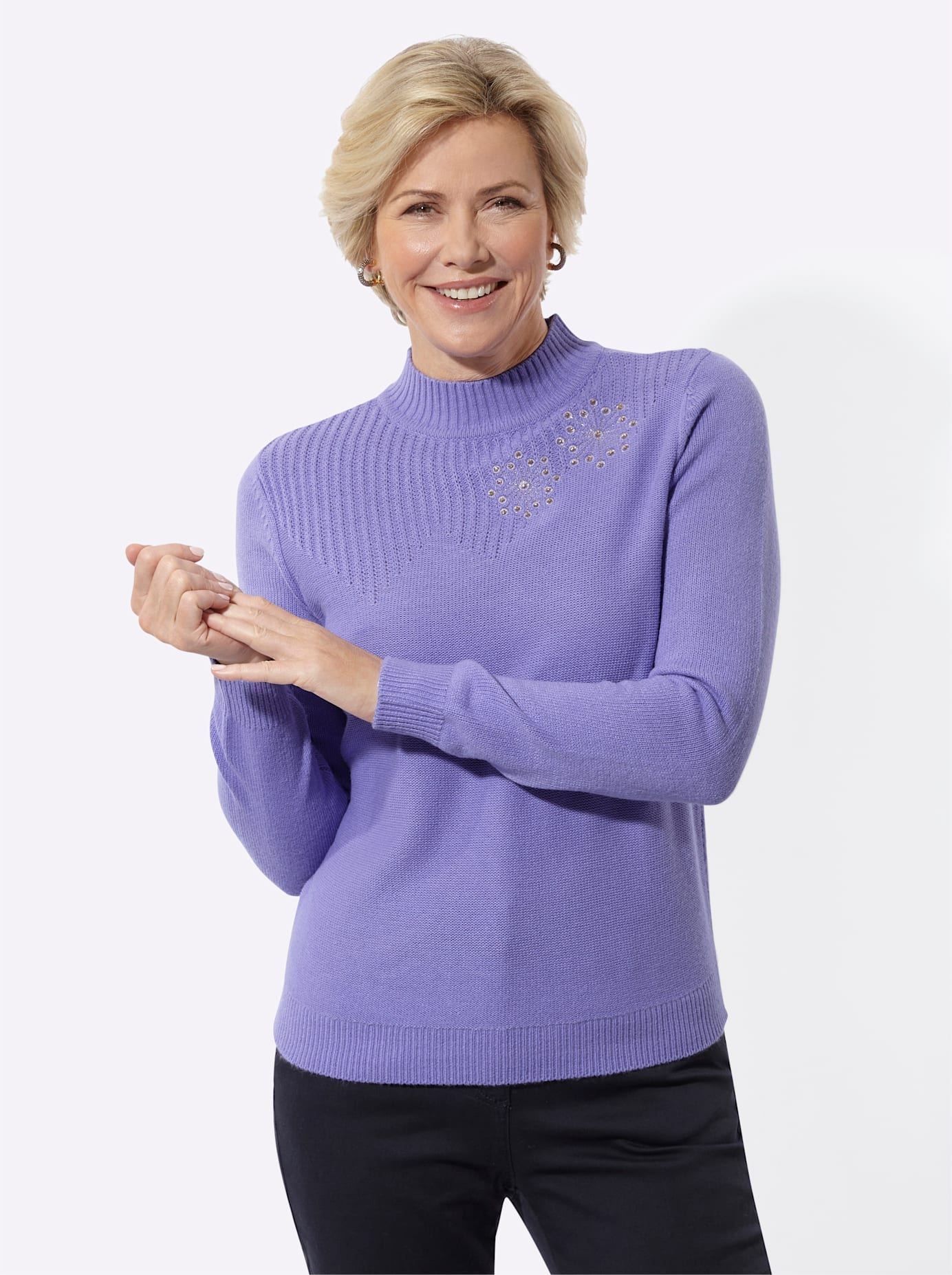 Classic Basics Strickpullover »Stehkragen-Pullover«