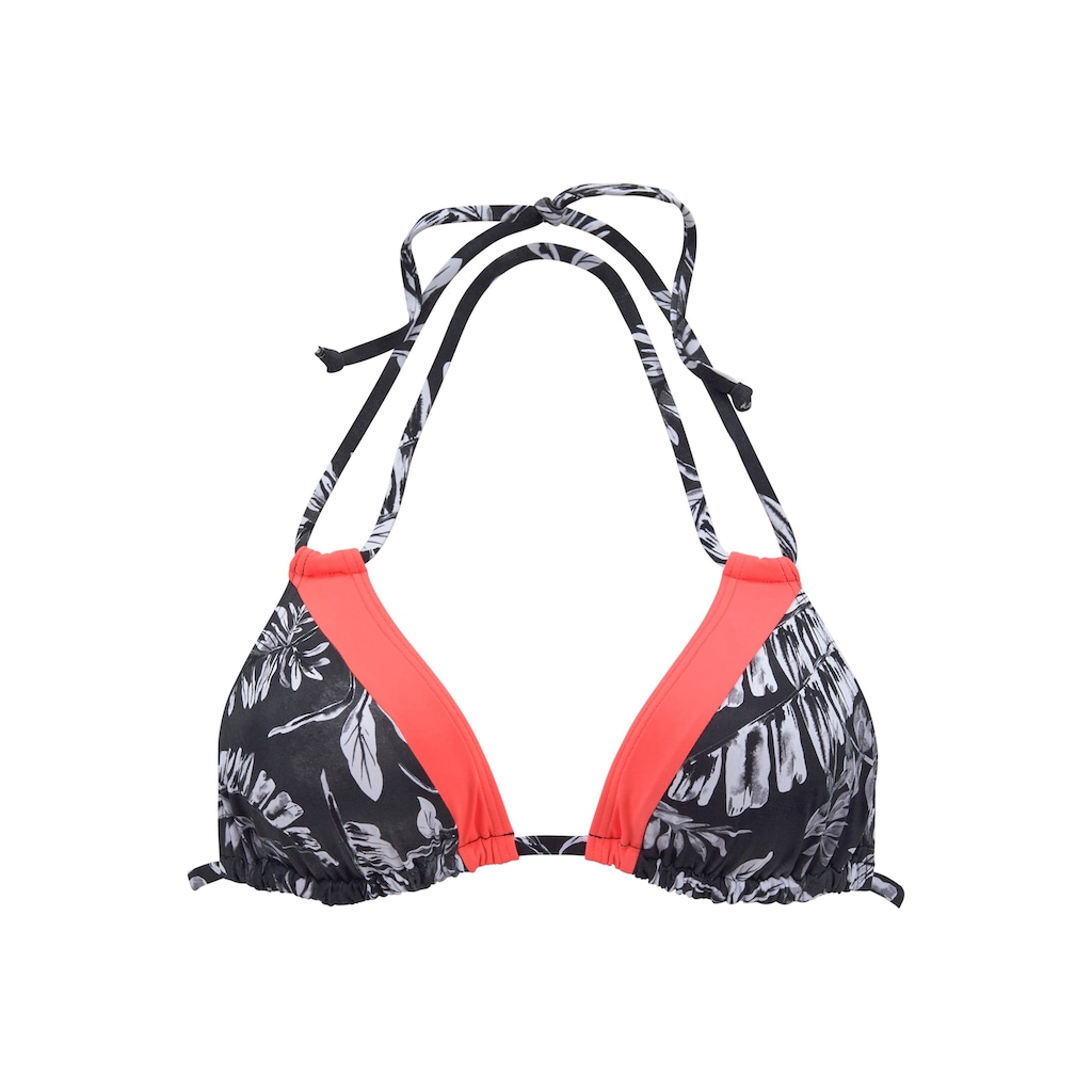 Sunseeker Triangel-Bikini-Top »Mono«, mit kontrastfarbenem Einsatz