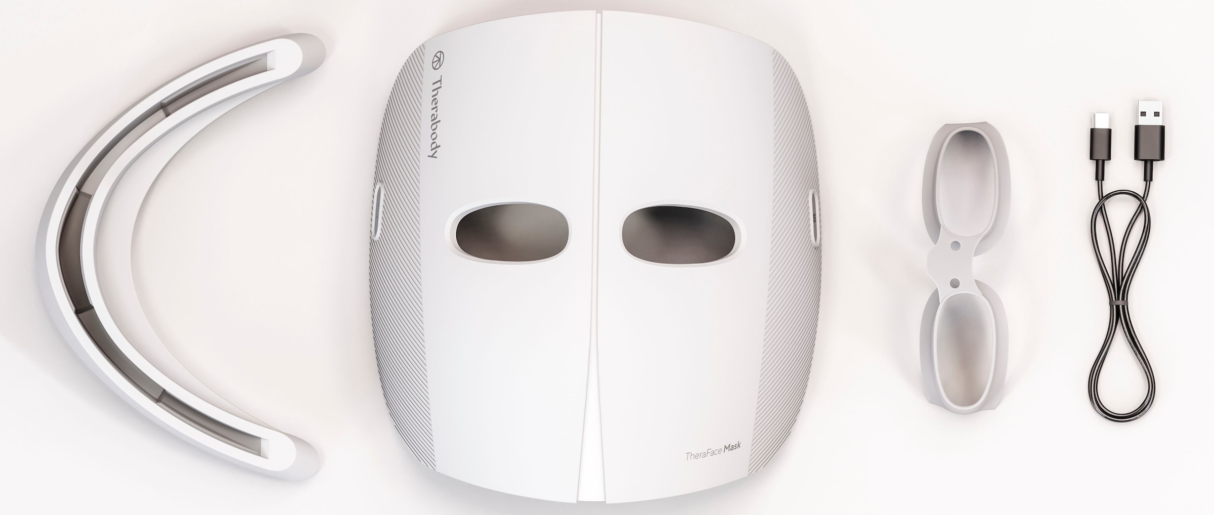 Therabody Kosmetikbehandlungsgerät »TheraFace Mask LED-Hautpflegemaske mit Vibrationstherapie«, Verbesserung der Hautstruktur, klinisch erwiesene Vorteile