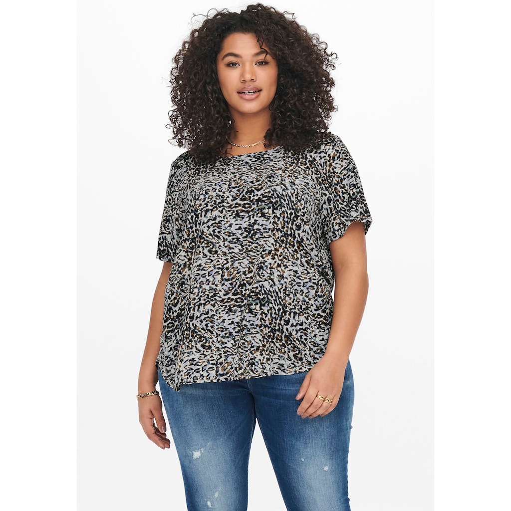 ONLY CARMAKOMA Shirtbluse »CARVICA«, mit Rundhalsaussschnitt