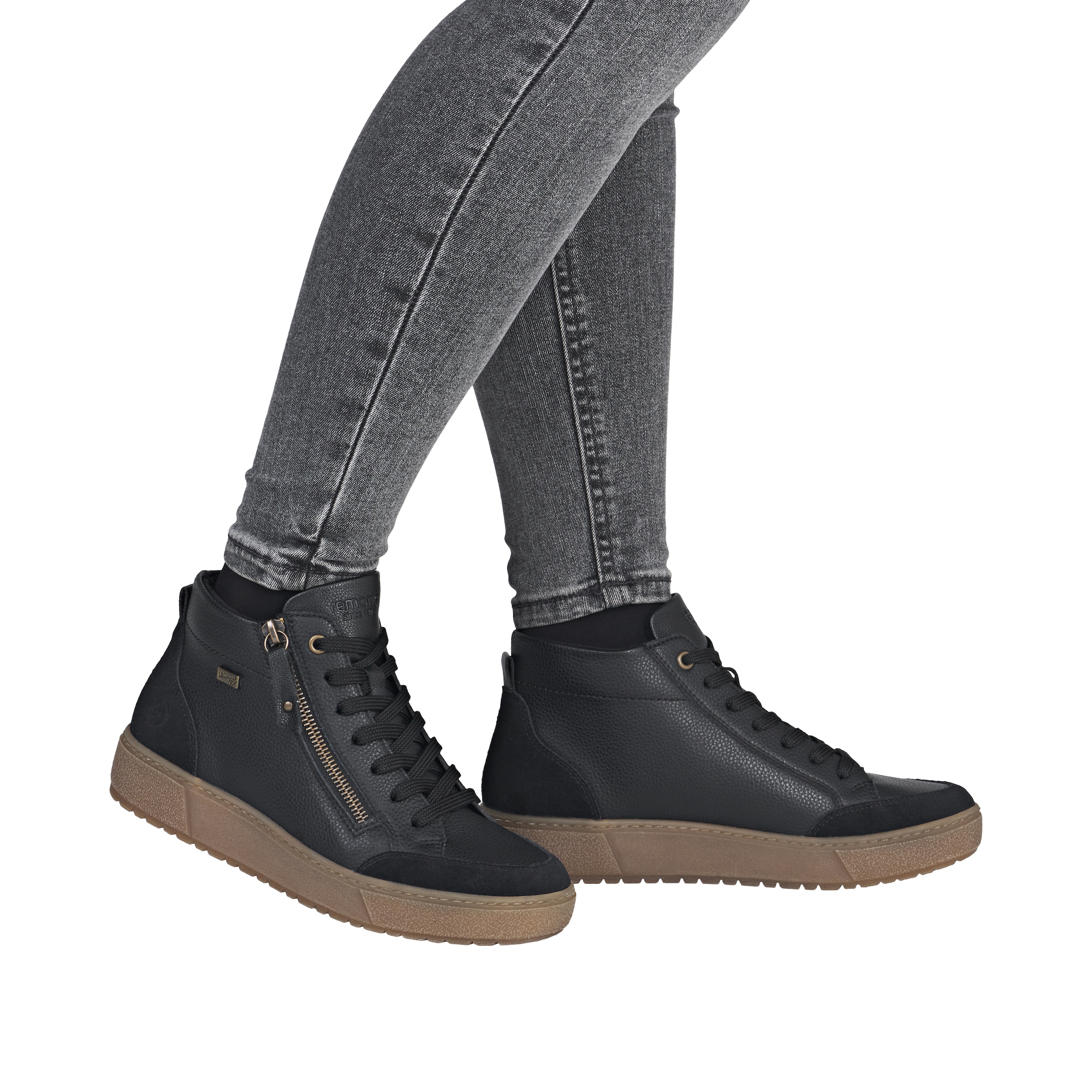 Remonte Plateausneaker  Schnürboots, Stiefelette mit wasserabweisender TEX-Membran