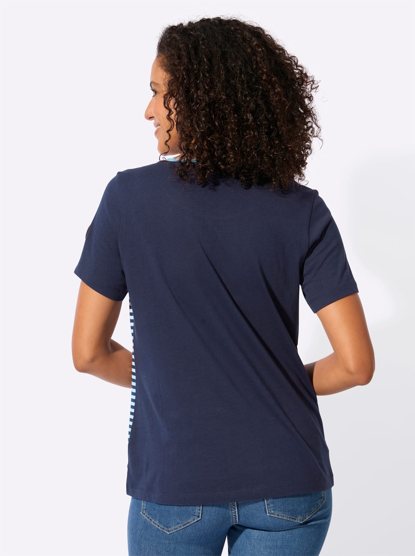 Casual Looks Rundhalsshirt »Rundhals-Shirt« 1 tlg.