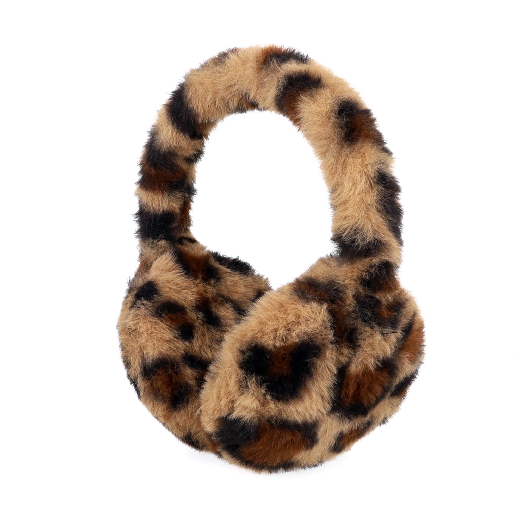 MAXIMO Ohrenwärmer 1 Stk. Ohrenwärmer, Plüsch, Leo-Look, Animal-Print