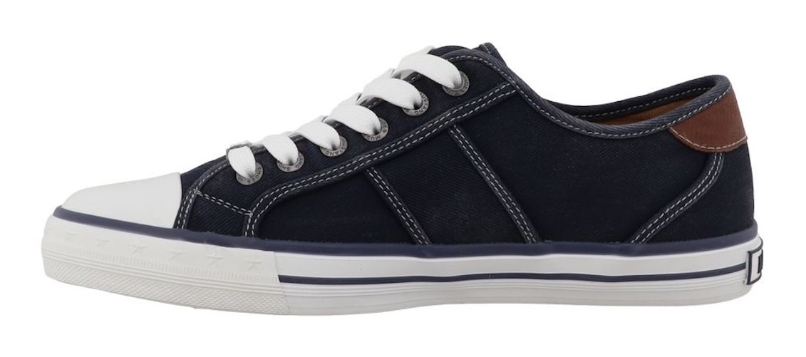 Mustang Shoes Sneaker »Calogero«  Freizeitschuh, Halbschuh, Schnürschuh mit modischen Kontrastnähten