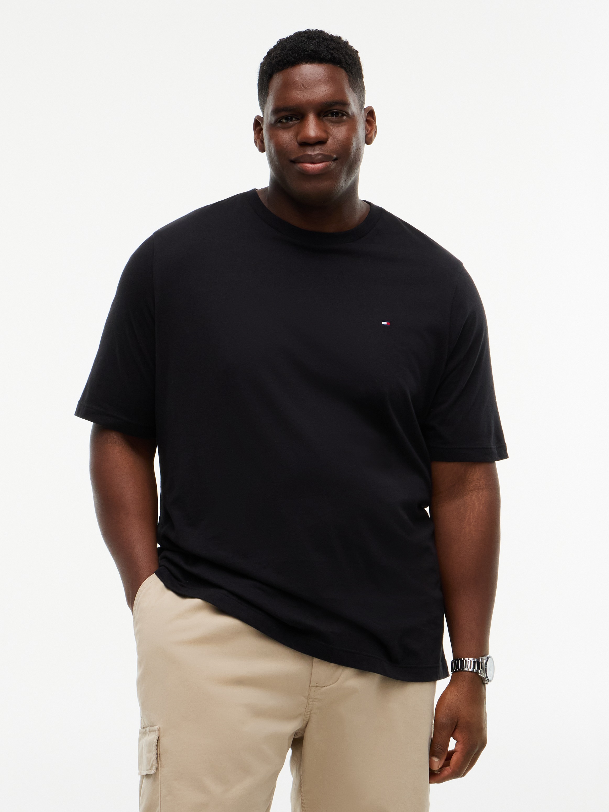 Tommy Hilfiger Big & Tall T-Shirt »BT-ESS SEASONAL REGULAR SOLID« Große Größen