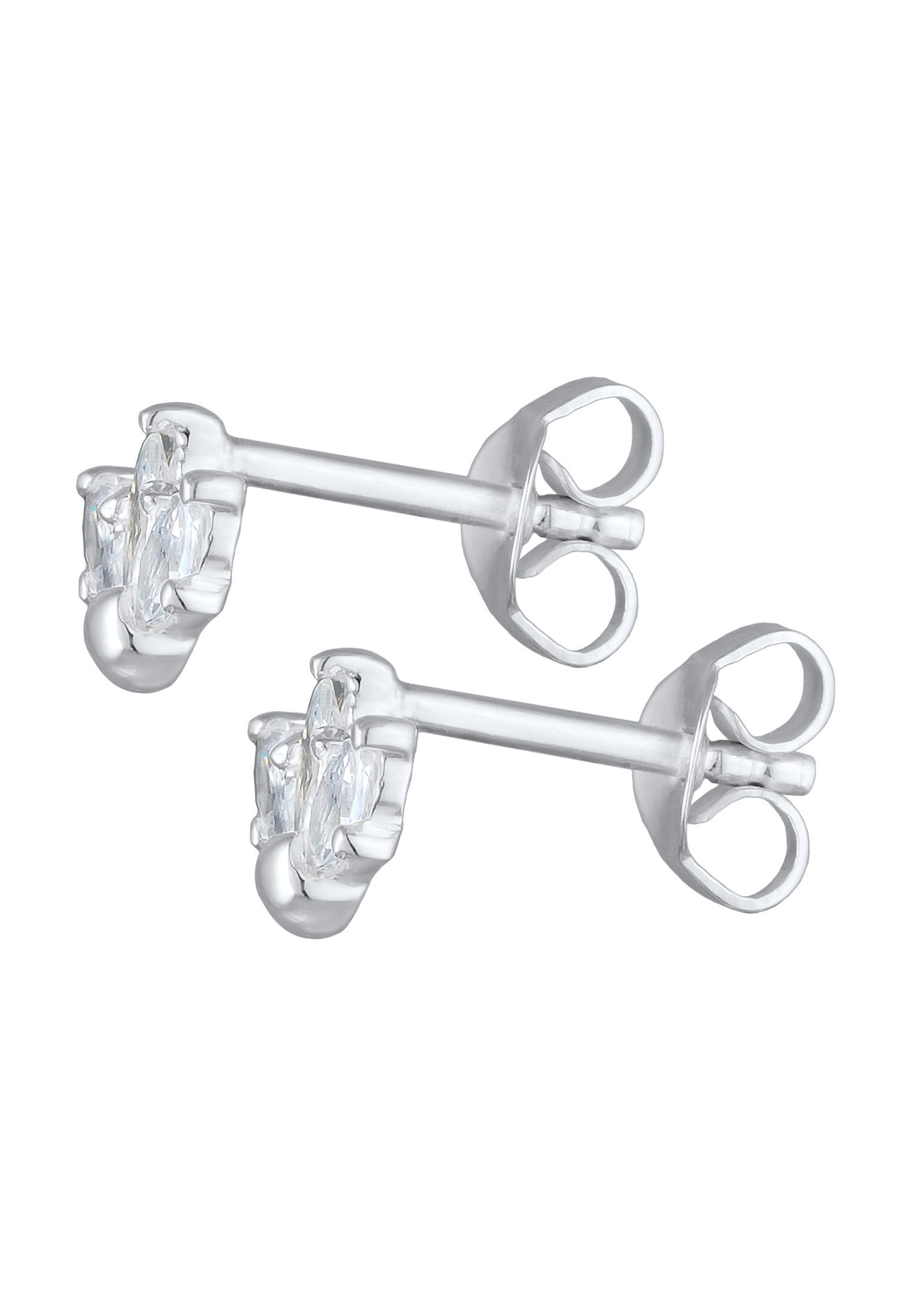 Elli Paar Ohrstecker »Ohrringe Ohrstecker Zirkonia Krone Optik 925 Silber«
