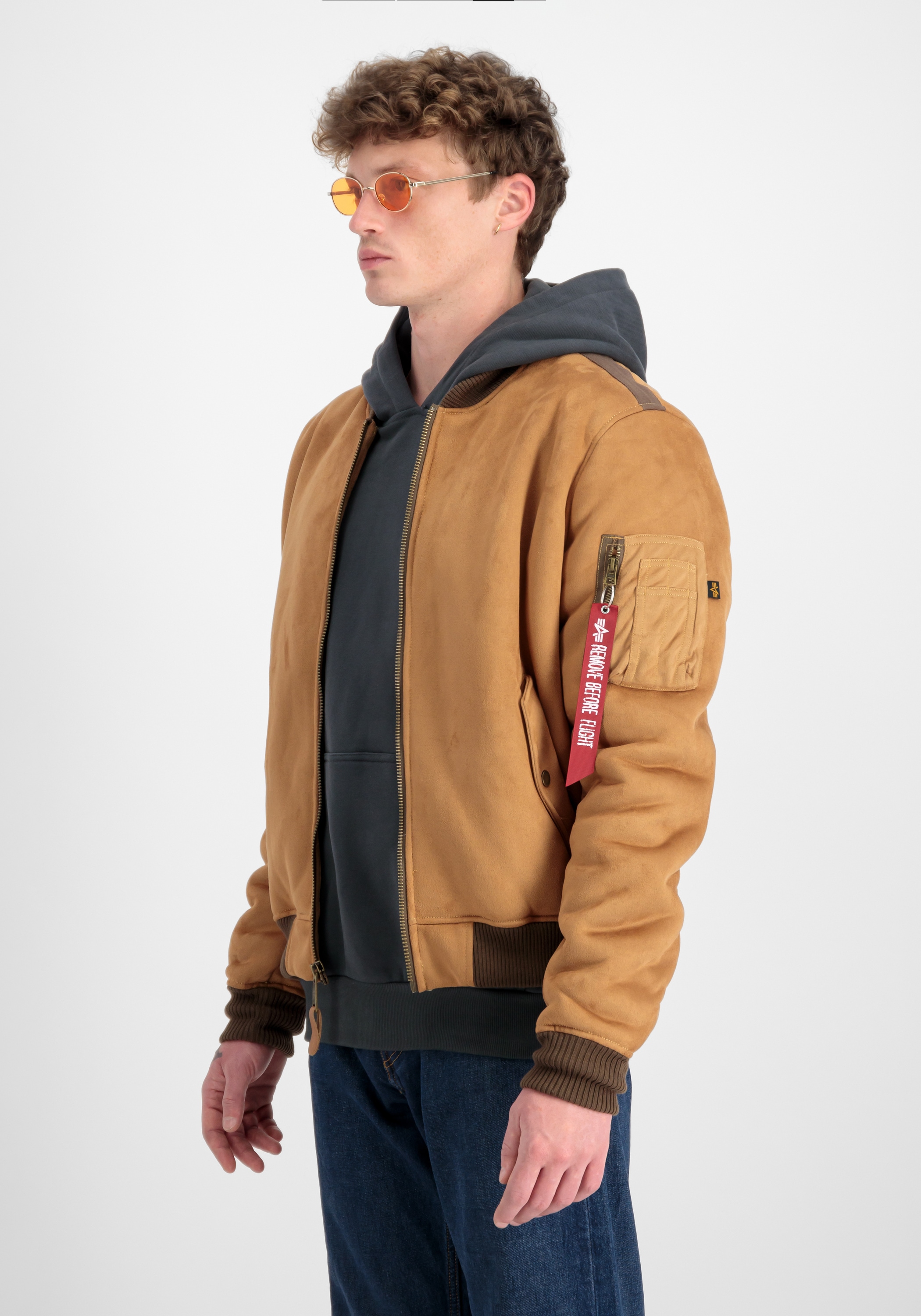 Alpha Industries Bomberjacke »MA-1 Faux Suede«