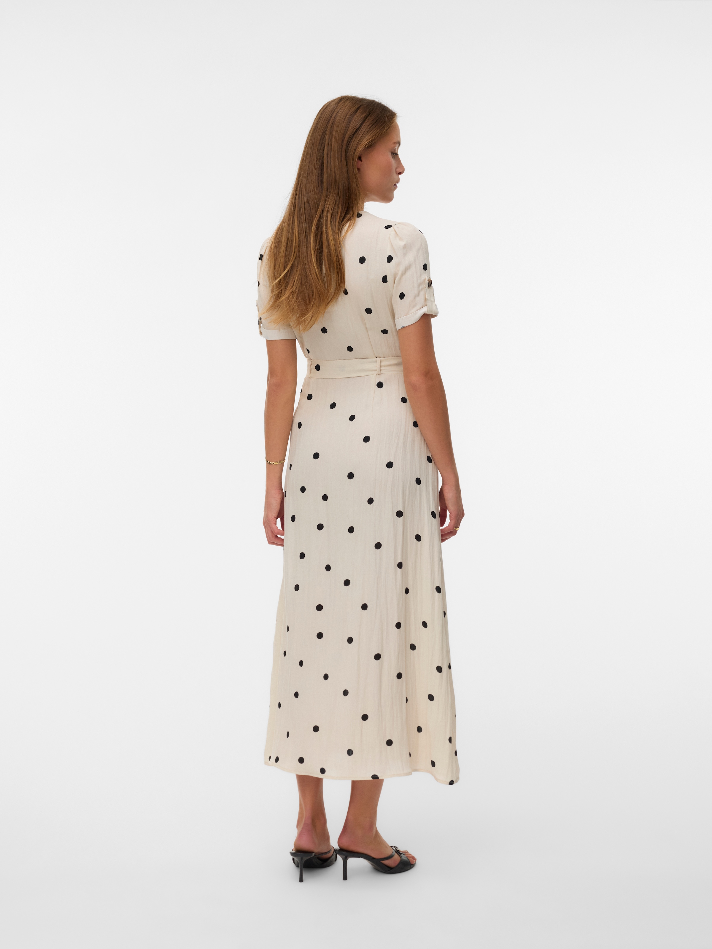 Vero Moda Sommerkleid »VMJOAN S/S 7/8 SHIRT DRESS WVN BTQ« Viskosemischung