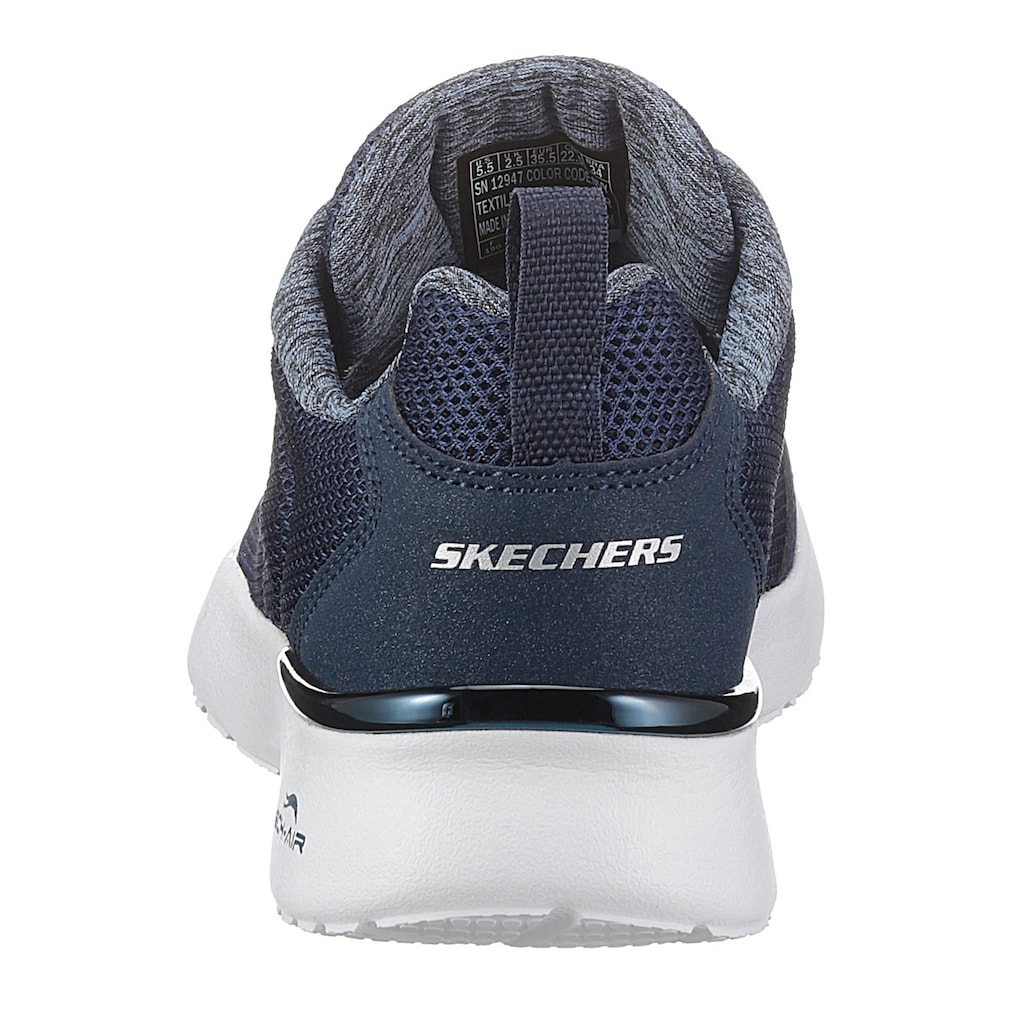 Skechers Sneaker »Skech-Air Dynamight - Fast Brake«, mit Metallic-Element an der Ferse