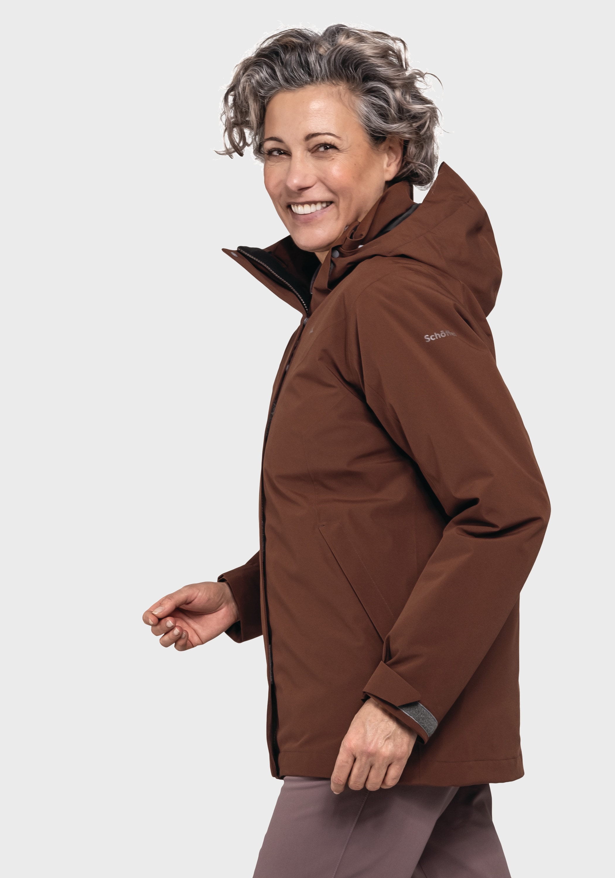 Schöffel Doppeljacke »Hiking 3in1 Jacket Style Tamina WMS«, mit Kapuze