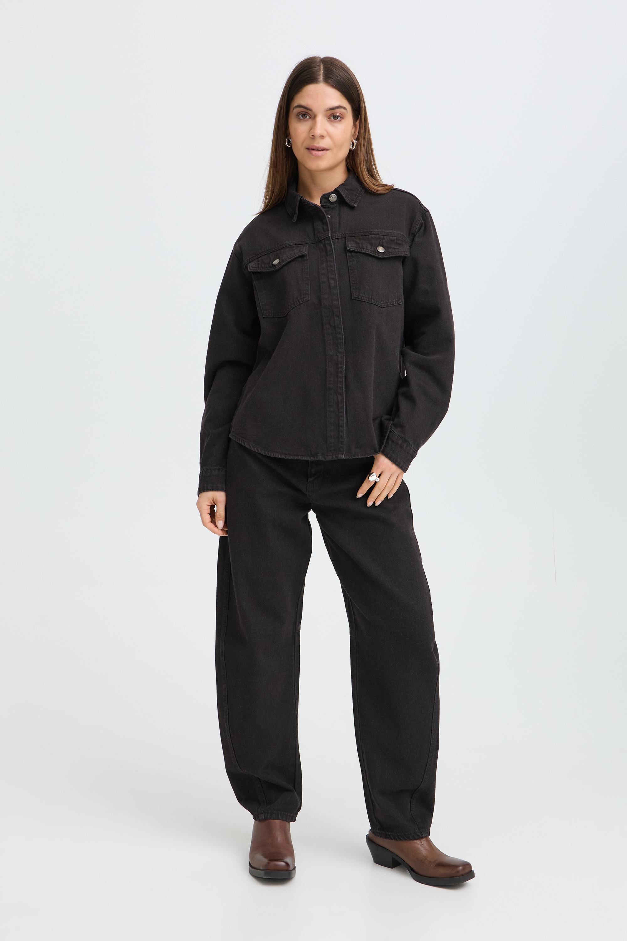 Pulz Jeans Langarmhemd »Damen Langarm PZDORIT«