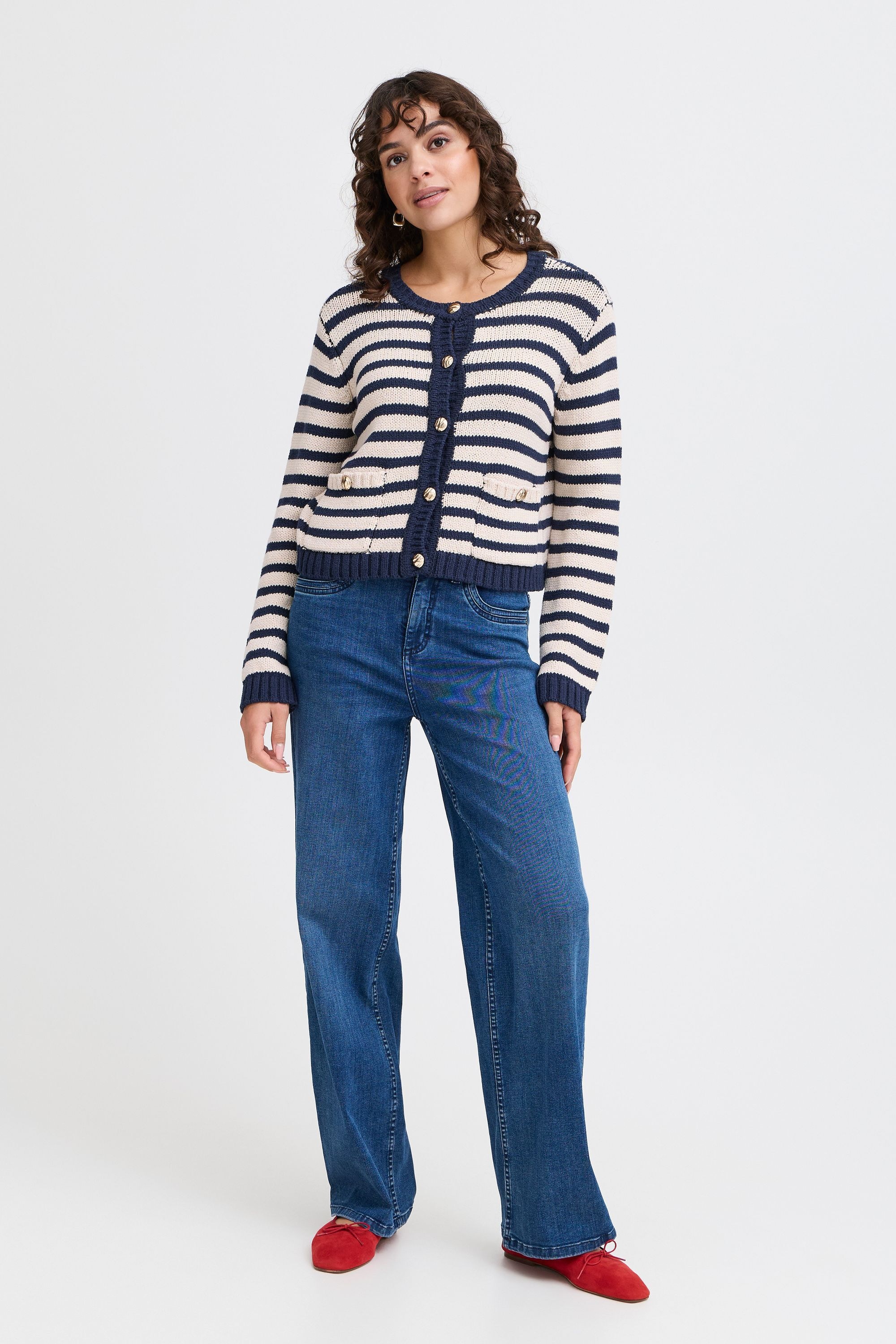 fransa Strickweste »Strickjacke FRBELINDA CAR 1«, (1 tlg.)