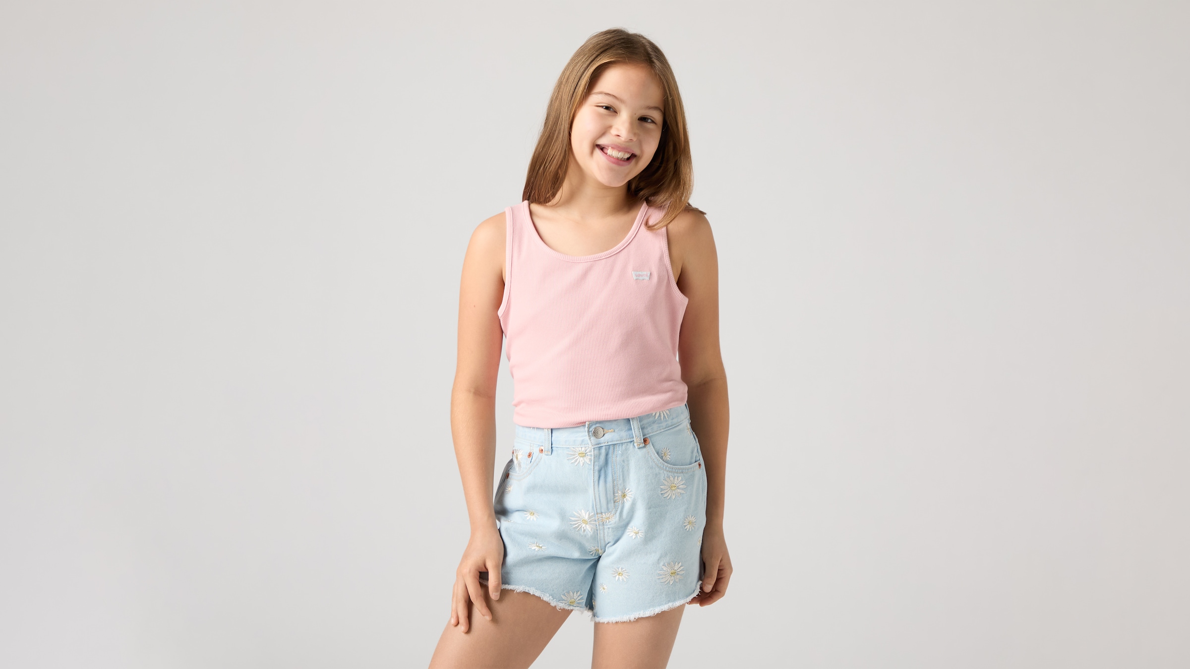 Levi's® Kids Ripptanktop »LVG MEET AND GREET RIBBED TANK« for GIRLS
