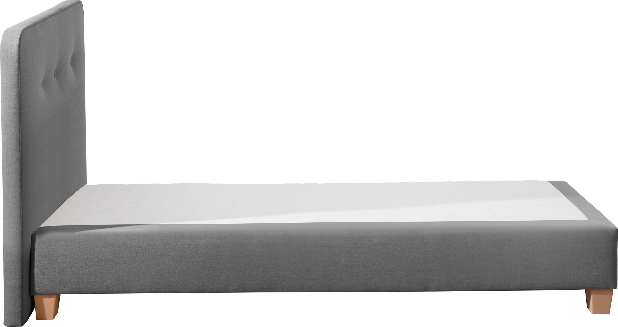 Home affaire Boxspringbett »Fargo« inkl. Topper, in 3 Matratzenarten, in Samt- oder Strukturstoff