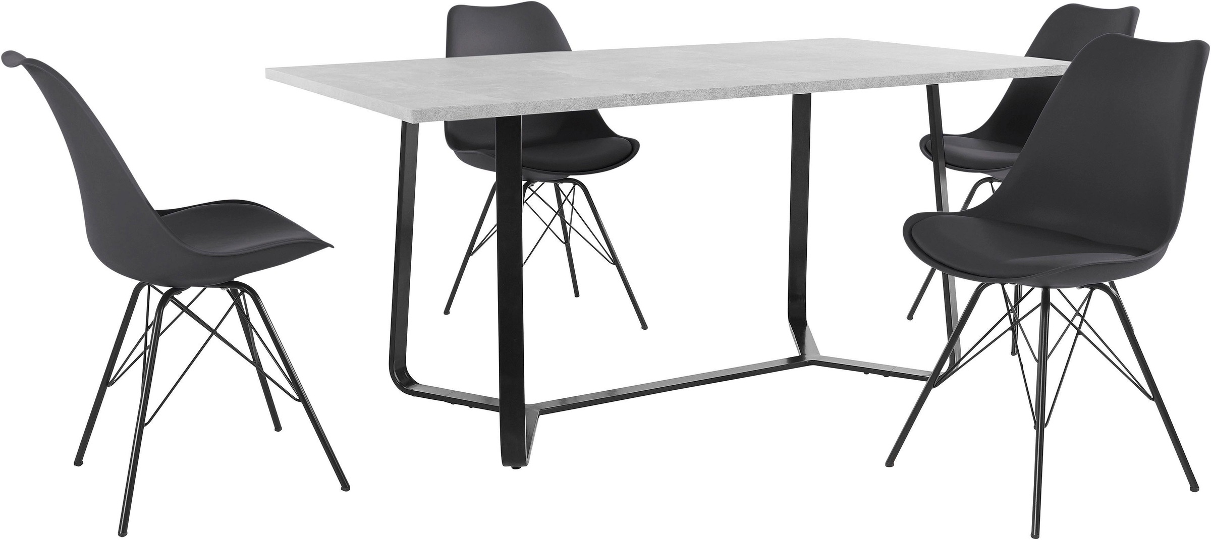 Homexperts Essgruppe »Essgruppe Tilda + Ursel«, (Set, 5 tlg.)