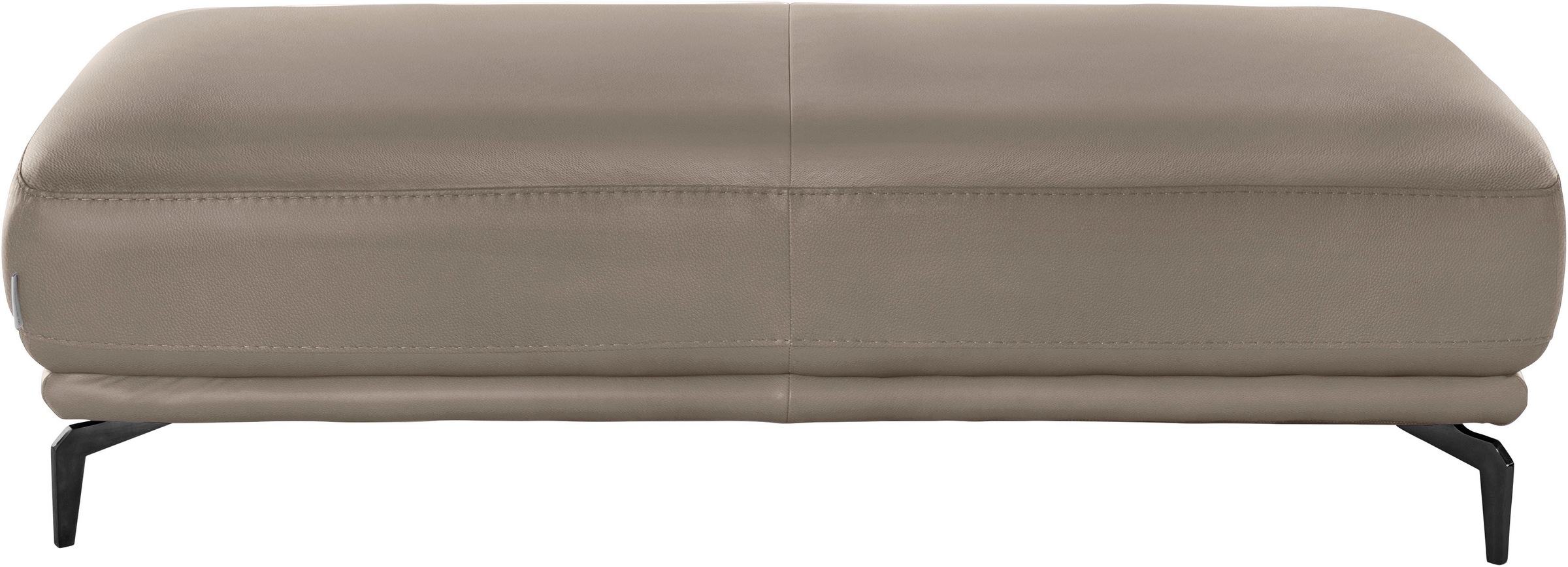 W.SCHILLIG Hocker »montanaa« mit Metallfüßen in Schwarz pulverbeschichtet, Breite 141 cm