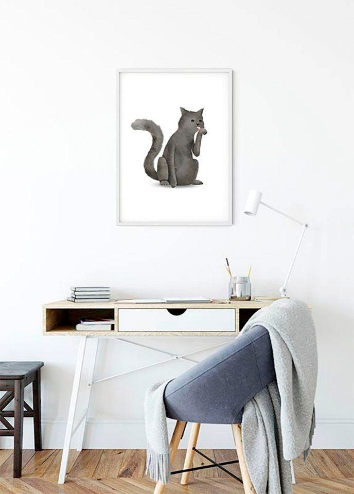 Komar Poster OTTO Cat«, »Cute bestellen bei Animal Schlafzimmer, Kinderzimmer, Tiere, Wohnzimmer