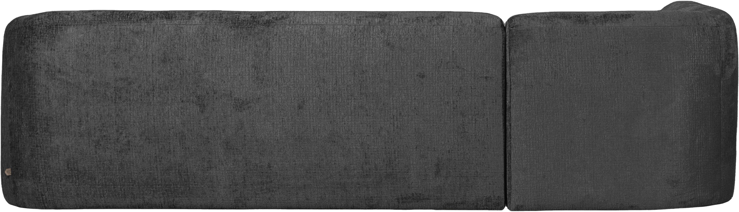 WOOOD Ecksofa »Sloping Bezug mit Zickzack-Federung, H 77 x B 274 x T 225/87 cm« Jacquard-Velvet, Tragkraft 250 kg, Ausgezeichnete Verschleißfestigkeit