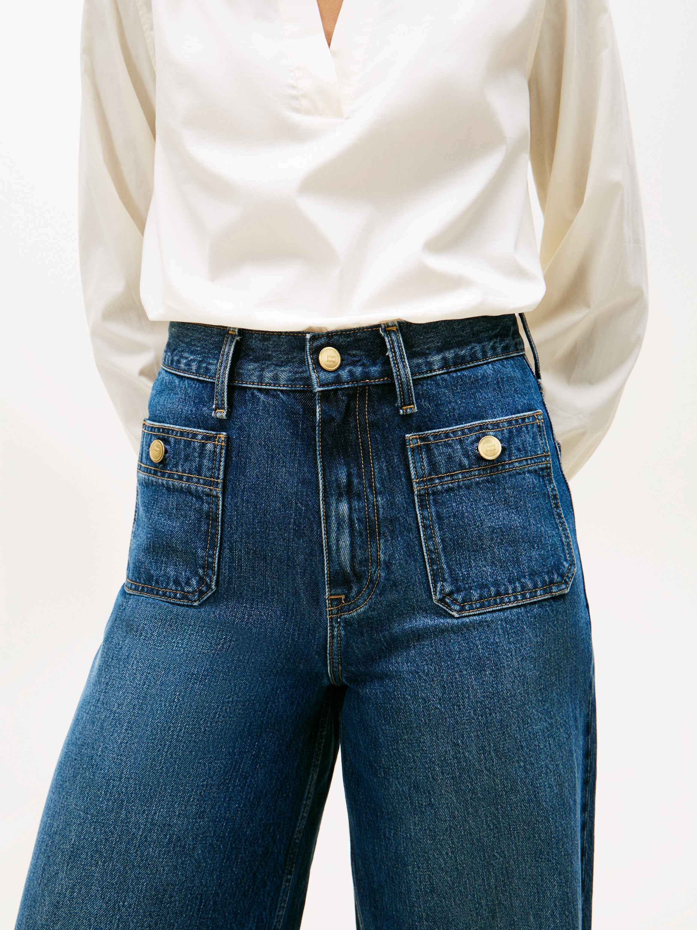 Tommy Hilfiger High-waist-Jeans »DNM MINE 70'S WIDE LEG HW«