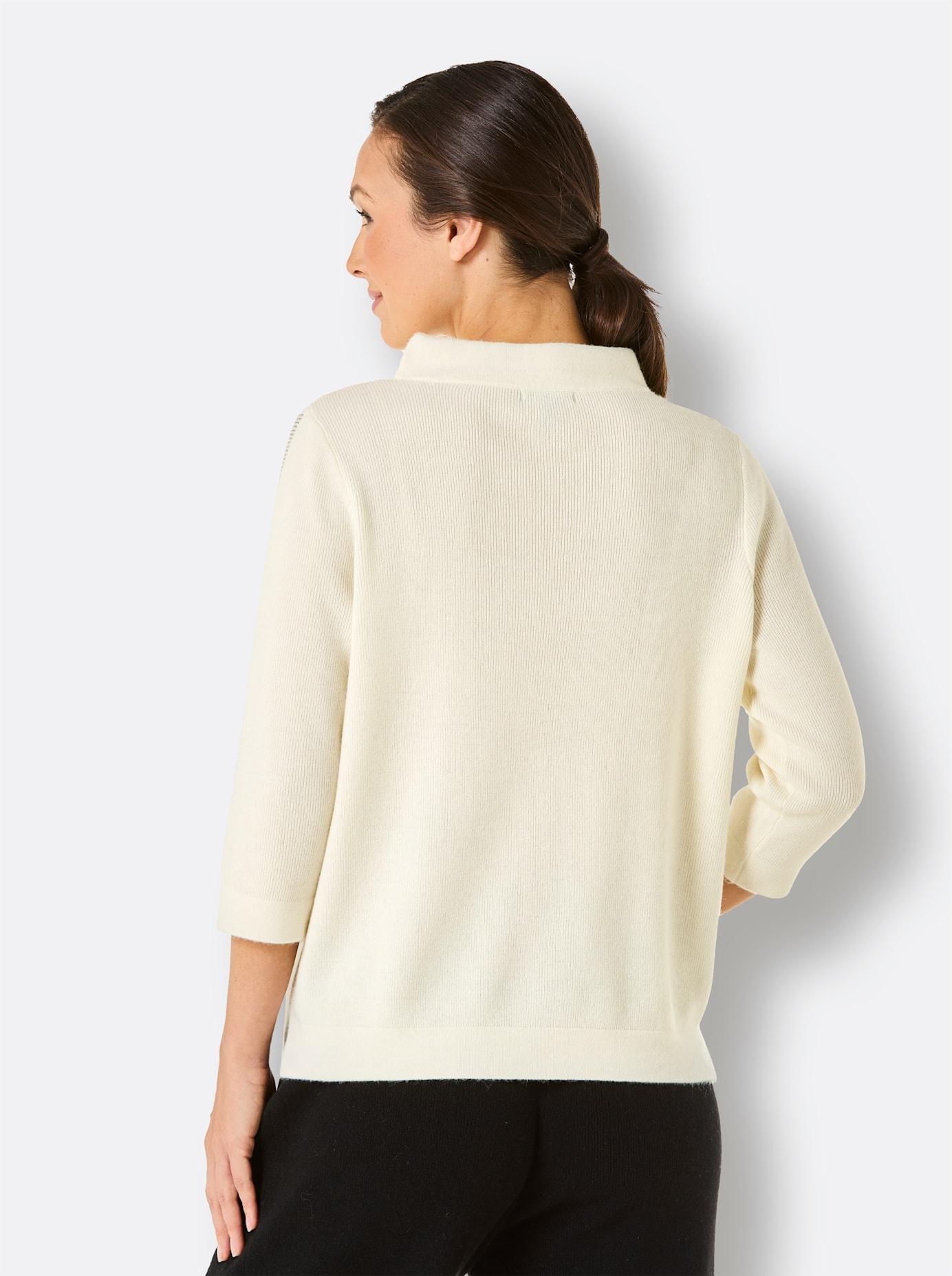 CREATION L PREMIUM 3/4 Arm-Pullover »Merino-Kaschmir-Pullover«