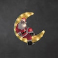 KONSTSMIDE LED Fensterbild »Weihnachtsmann im Mond«, 1 St., Warmweiß, 20 warm weiße Dioden