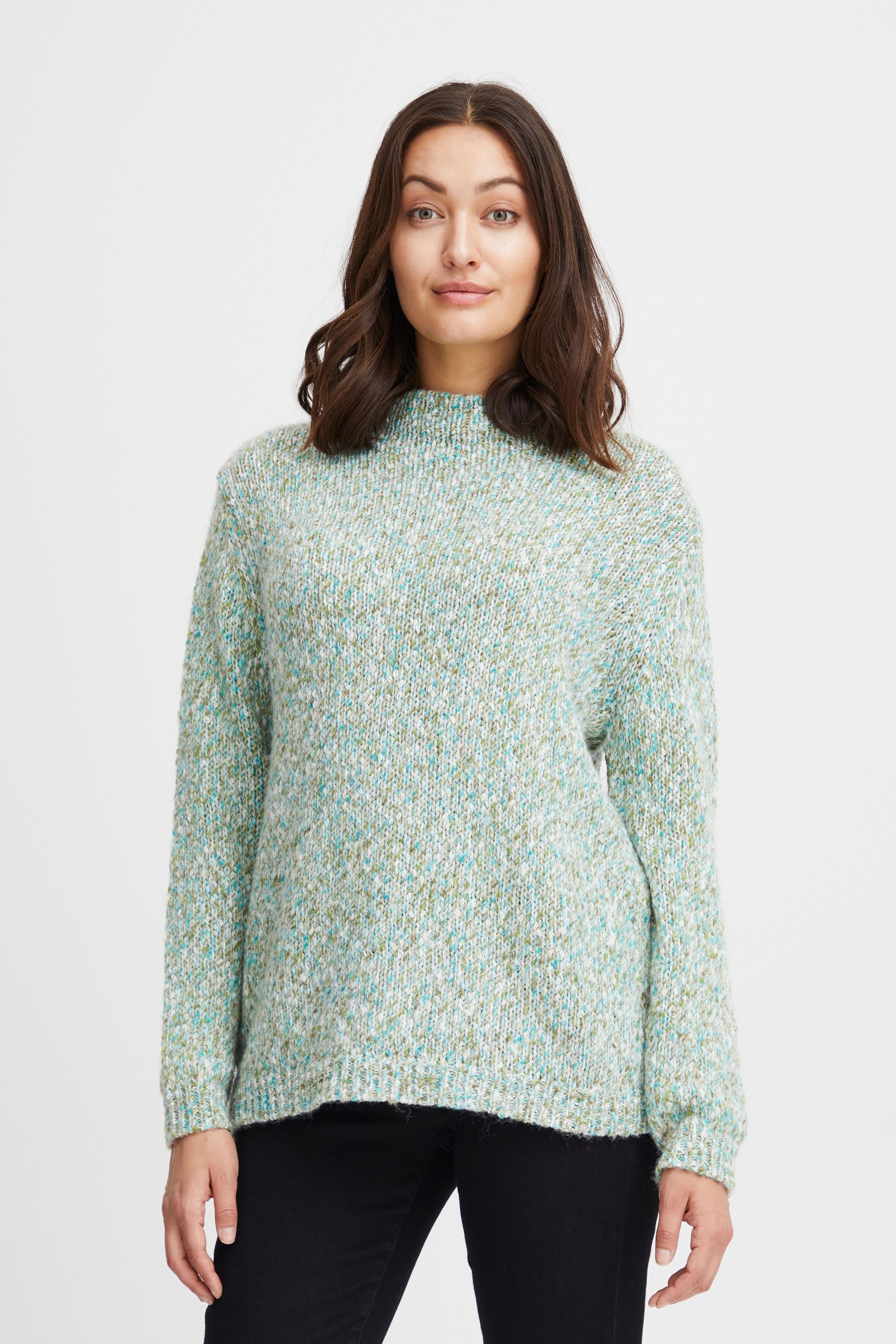 fransa Strickfleece-Pullover »Strickpullover FRSpotta«