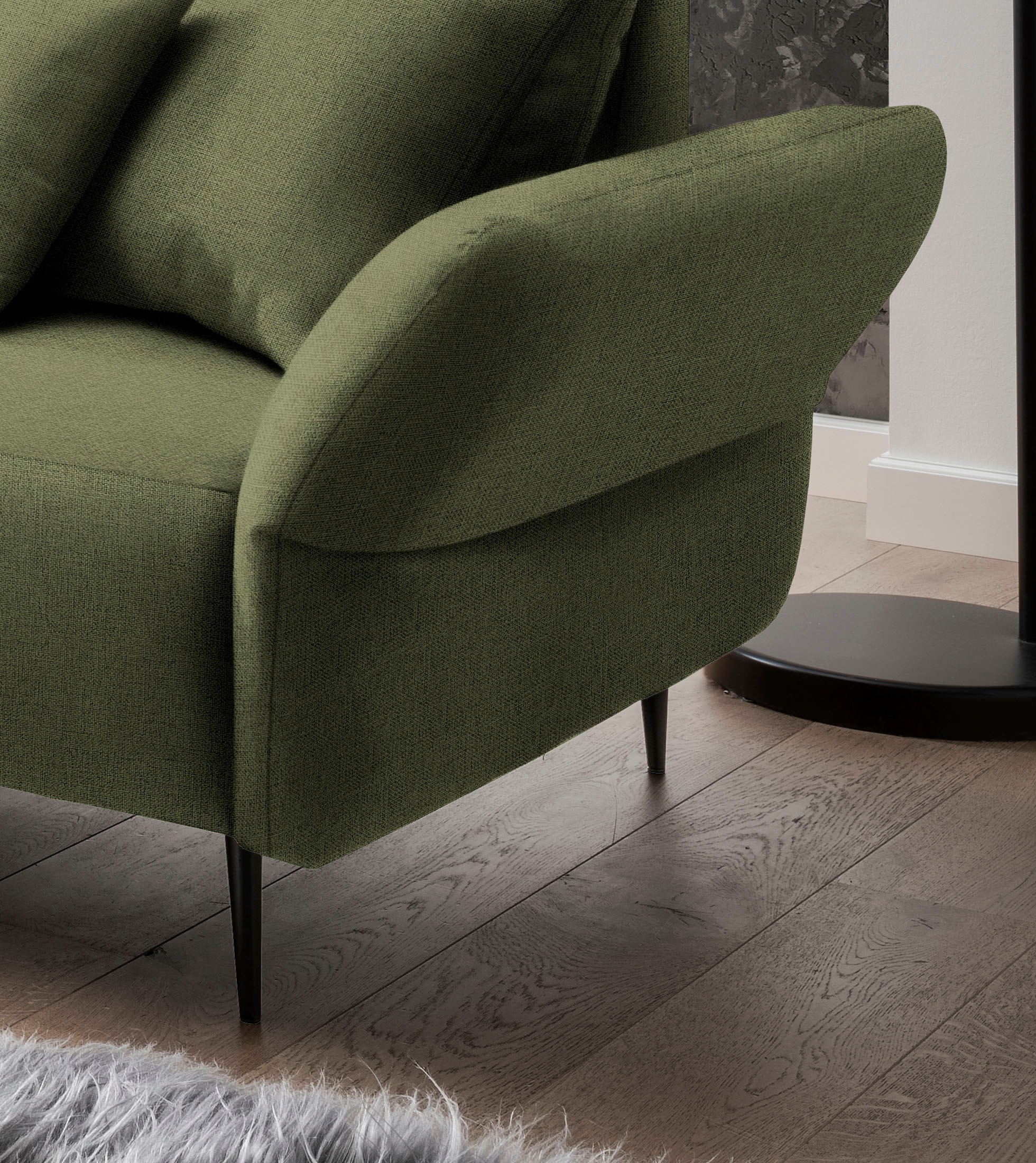 INOSIGN Ecksofa »Amarena L-Form«, inklusive Armlehnenverstellfunktion, 4x Zierkissen gratis