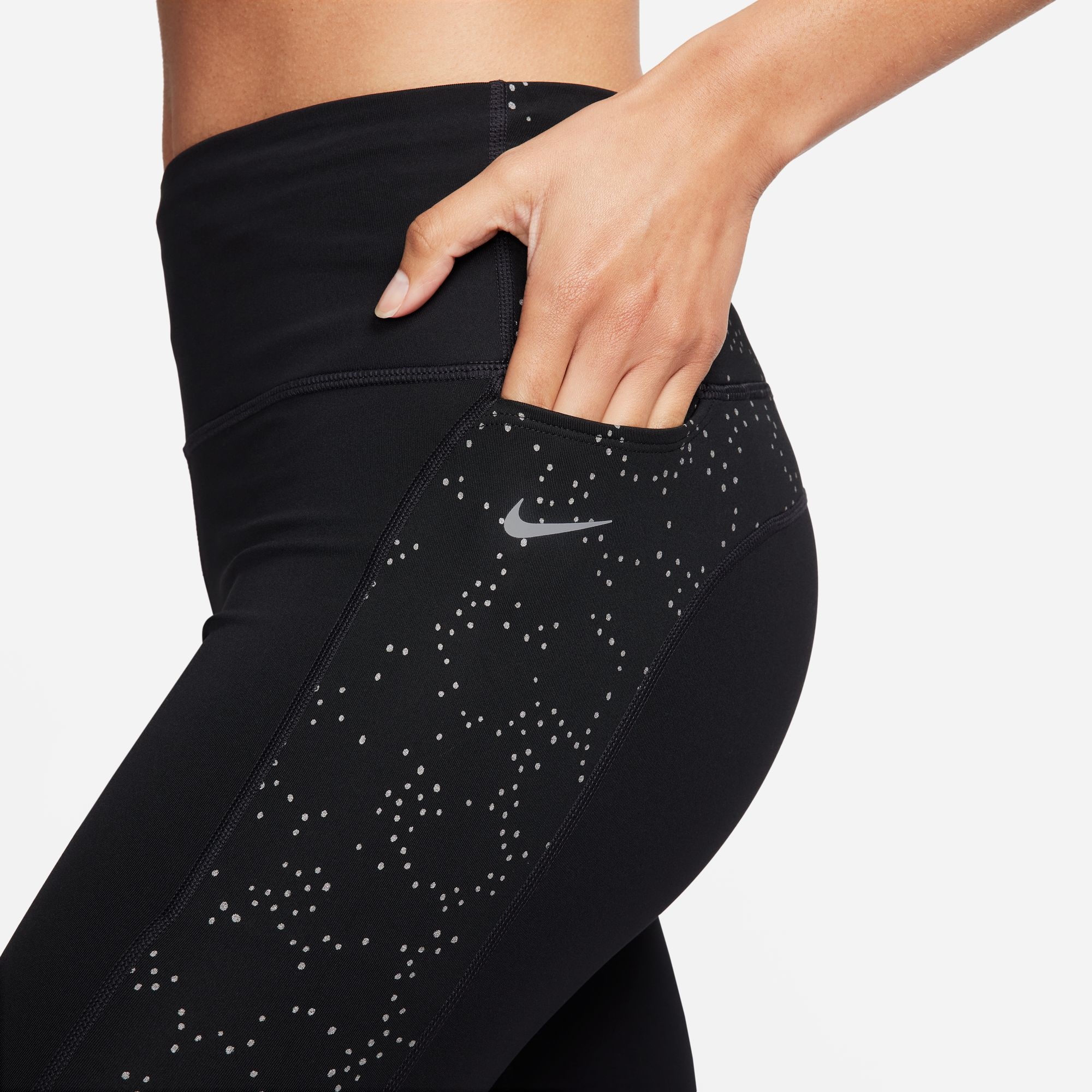 Nike Laufhose »FAST WOMEN'S MID-RISE / LEGGING«