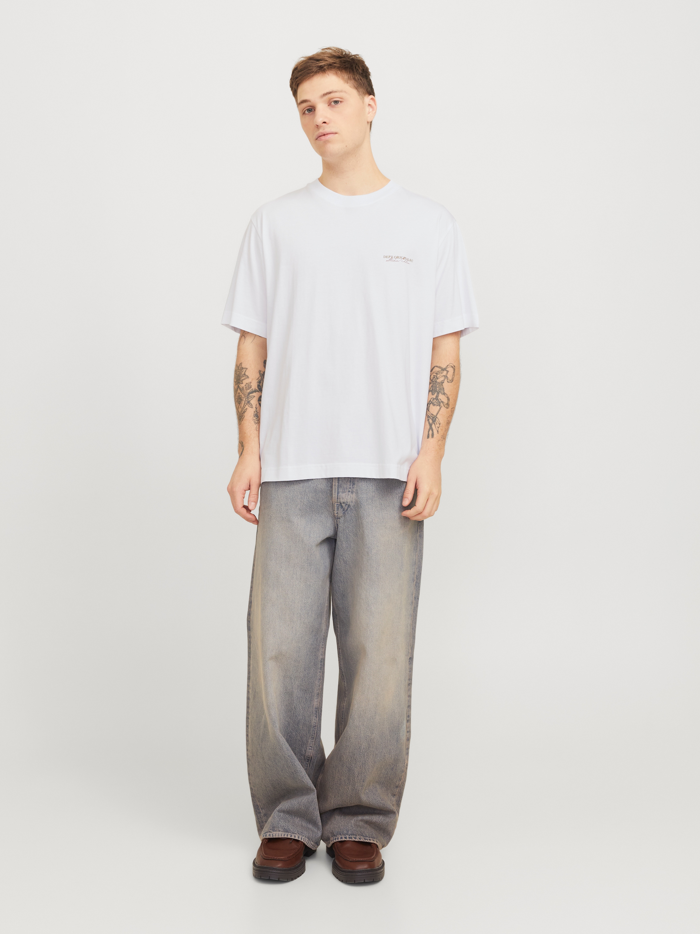 Jack & Jones T-Shirt »JORISLINGTON TYPE TEE SS CREW NECK SN«