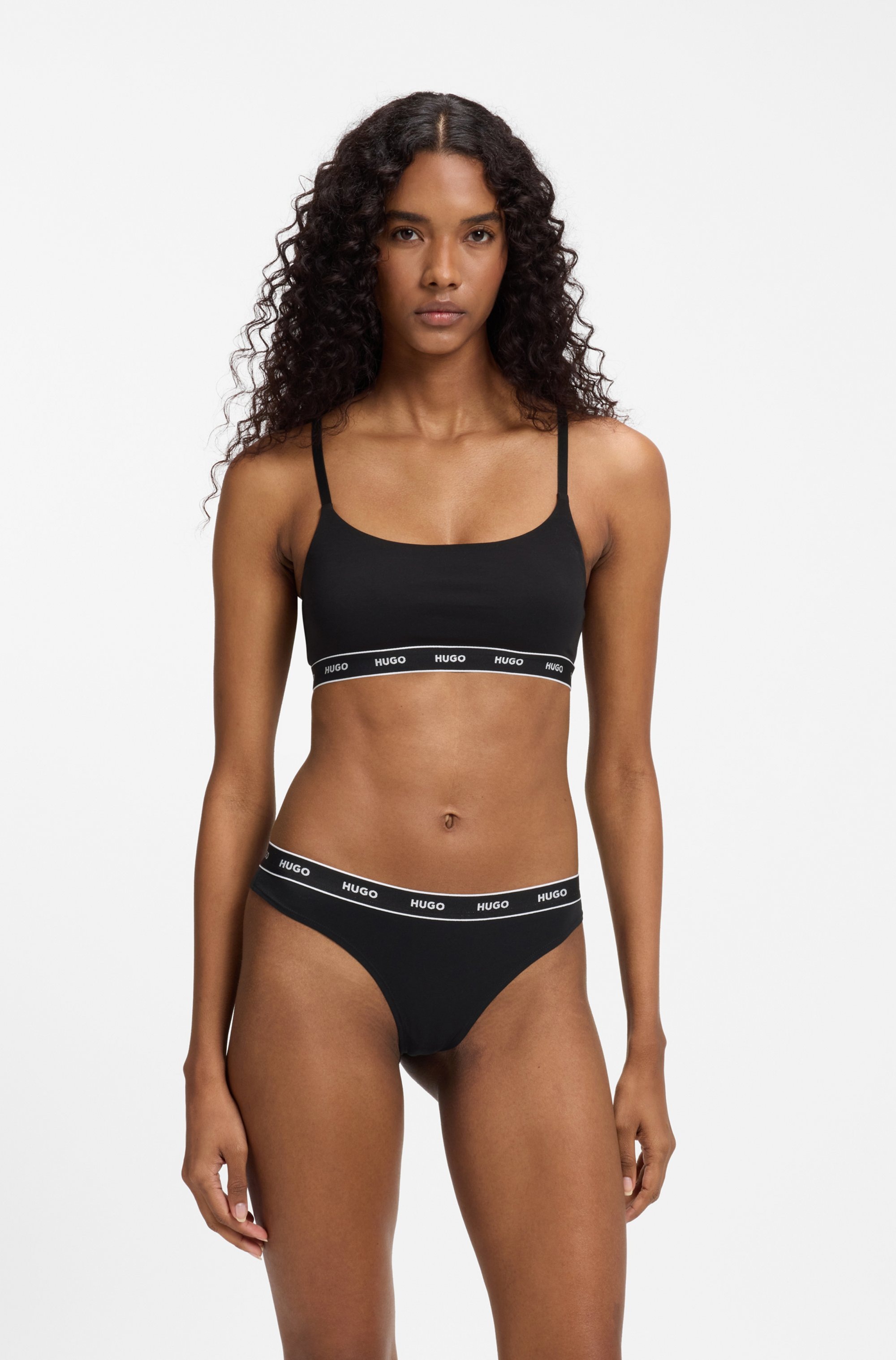HUGO Underwear Bralette »TWIN BRALETTE DESIGN« 2 ohne Verschluss, ohne Polsterung