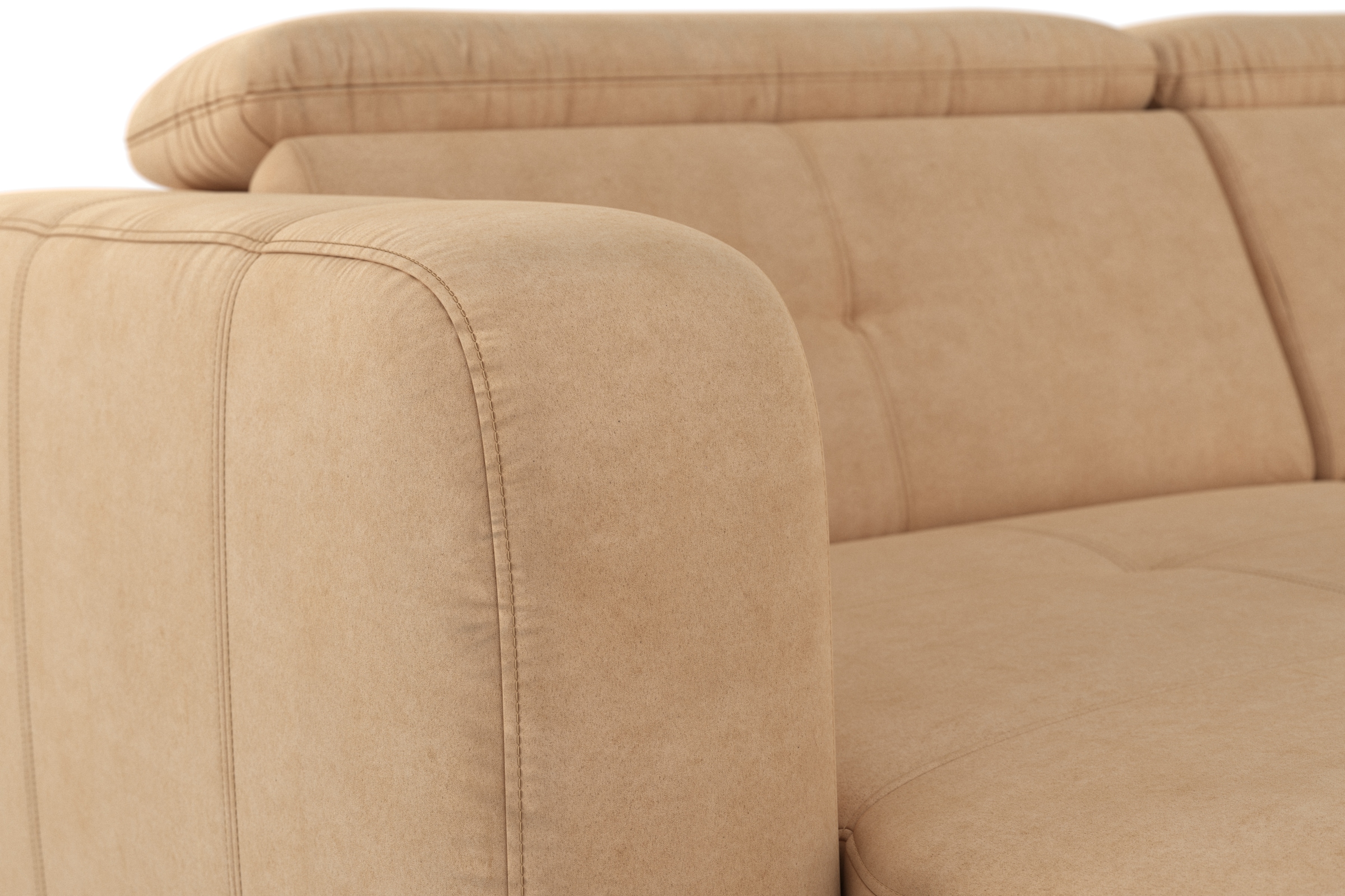 sit&more Wohnlandschaft »Belluci U-Form« Kopfteilverstellung und Federkern, wahlweise mit Bettfunktion