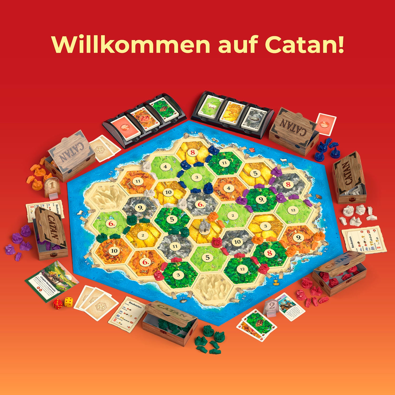 Kosmos Spiel »CATAN Das Spiel 5/6«, Made in Germany