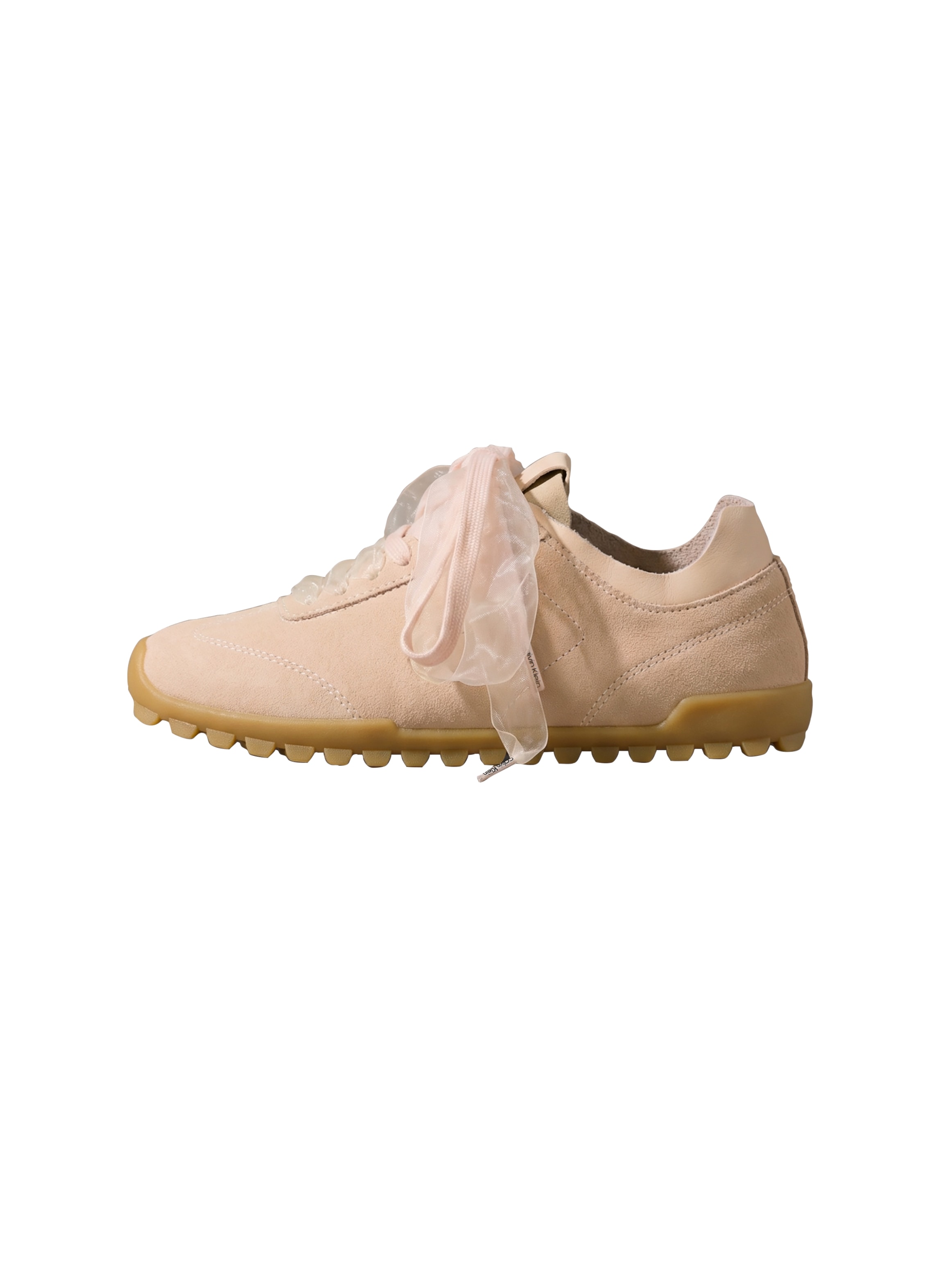 Calvin Klein Sneaker »LOW PROFILE RUN MG SUE DB LACES«  Halbschuh, Trendy-Schnürschuh, Freizeitschuh mit CK-Prägung
