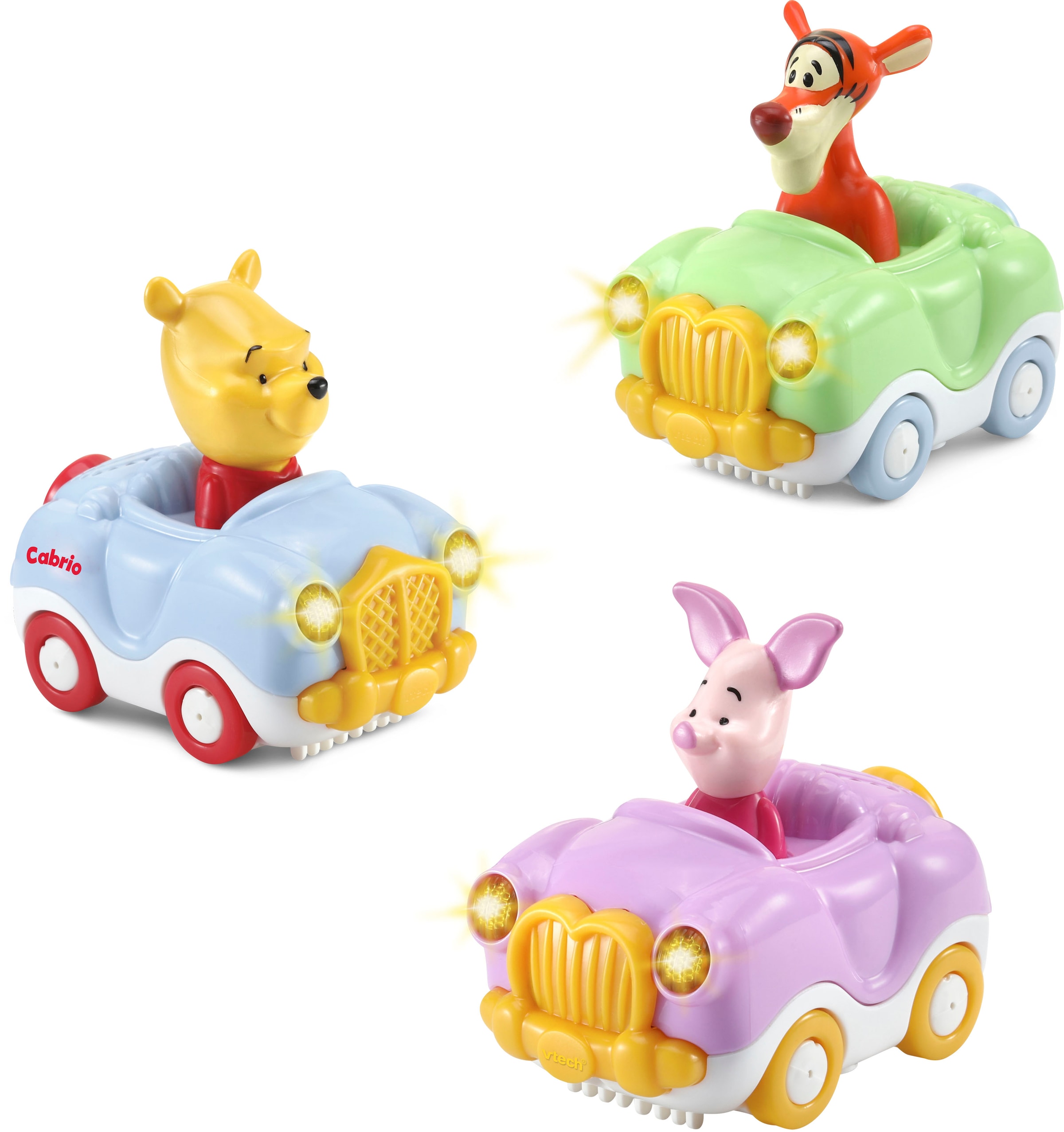 Vtech® Spielzeug-Auto »Tut Tut Baby Flitzer, Disney 3er-Set Winnie Puuh,  Tigger, Ferkel« im OTTO Online Shop