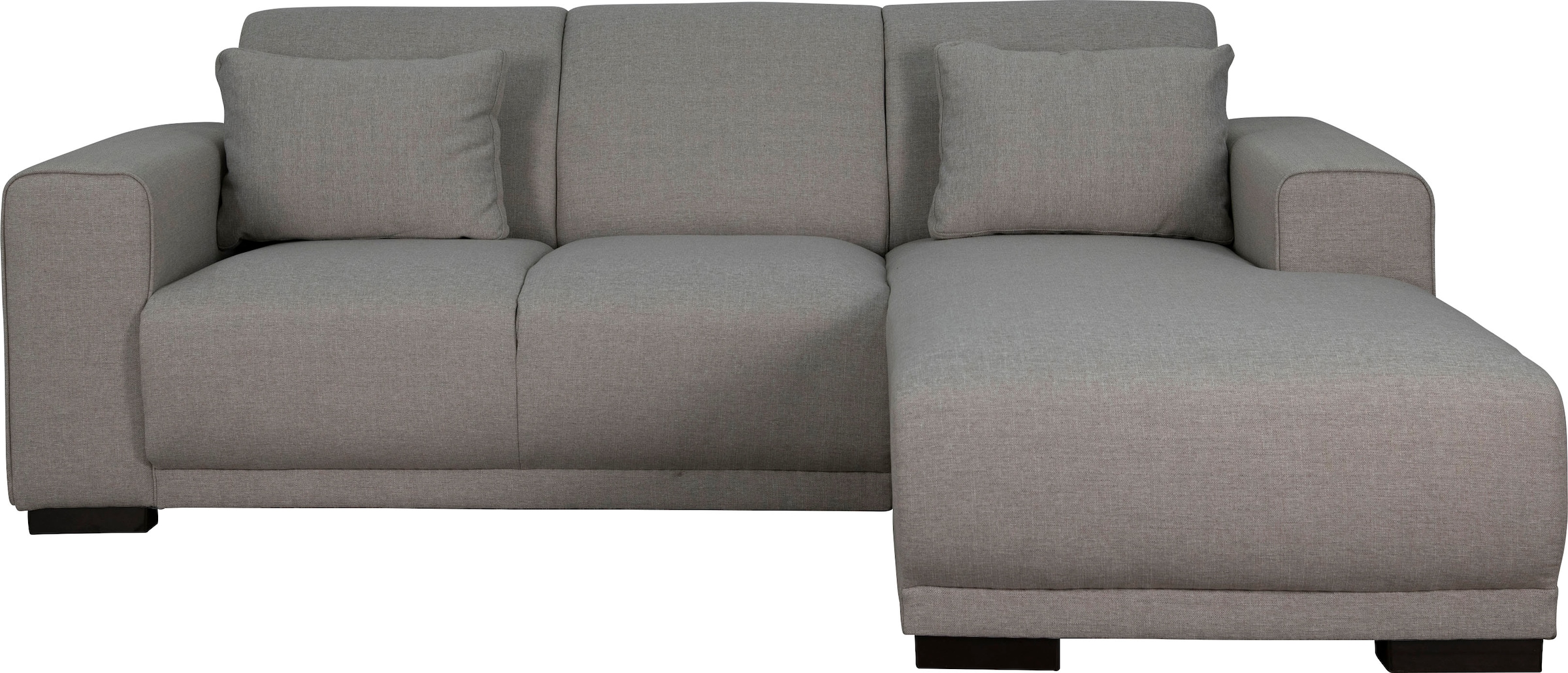 Home affaire Ecksofa »BORNHOLM L-Form mit Recamiere, Maße B/T/H: 234/162/85 cm«, Recamiere links oder rechts bestellbar, Wellenfederung, inkl. 2 Kissen