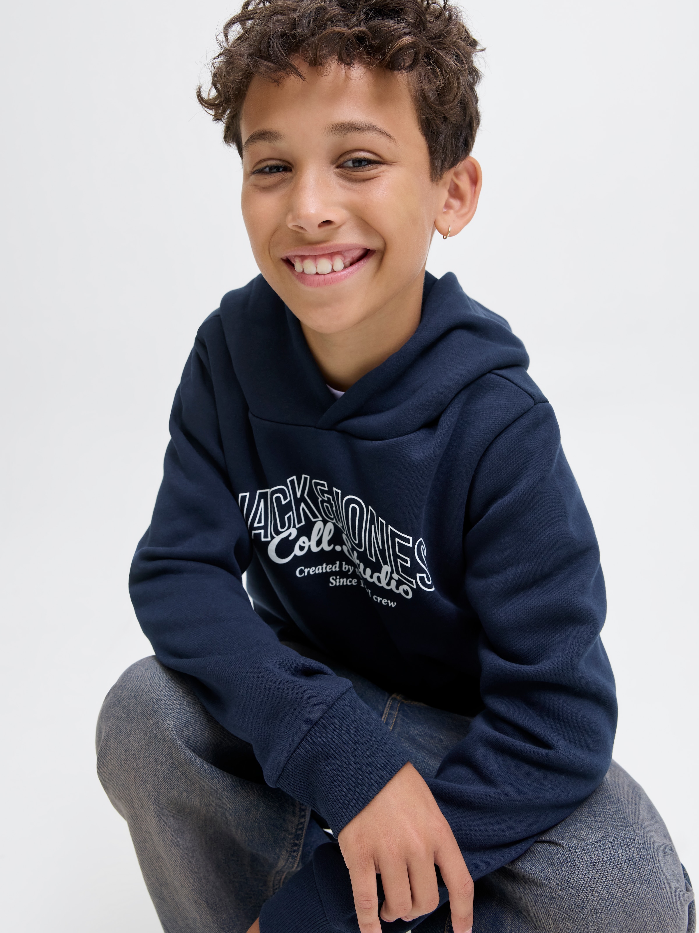 Jack & Jones Junior Kapuzensweatshirt »JJMAKOTO SWEAT HOOD JNR«