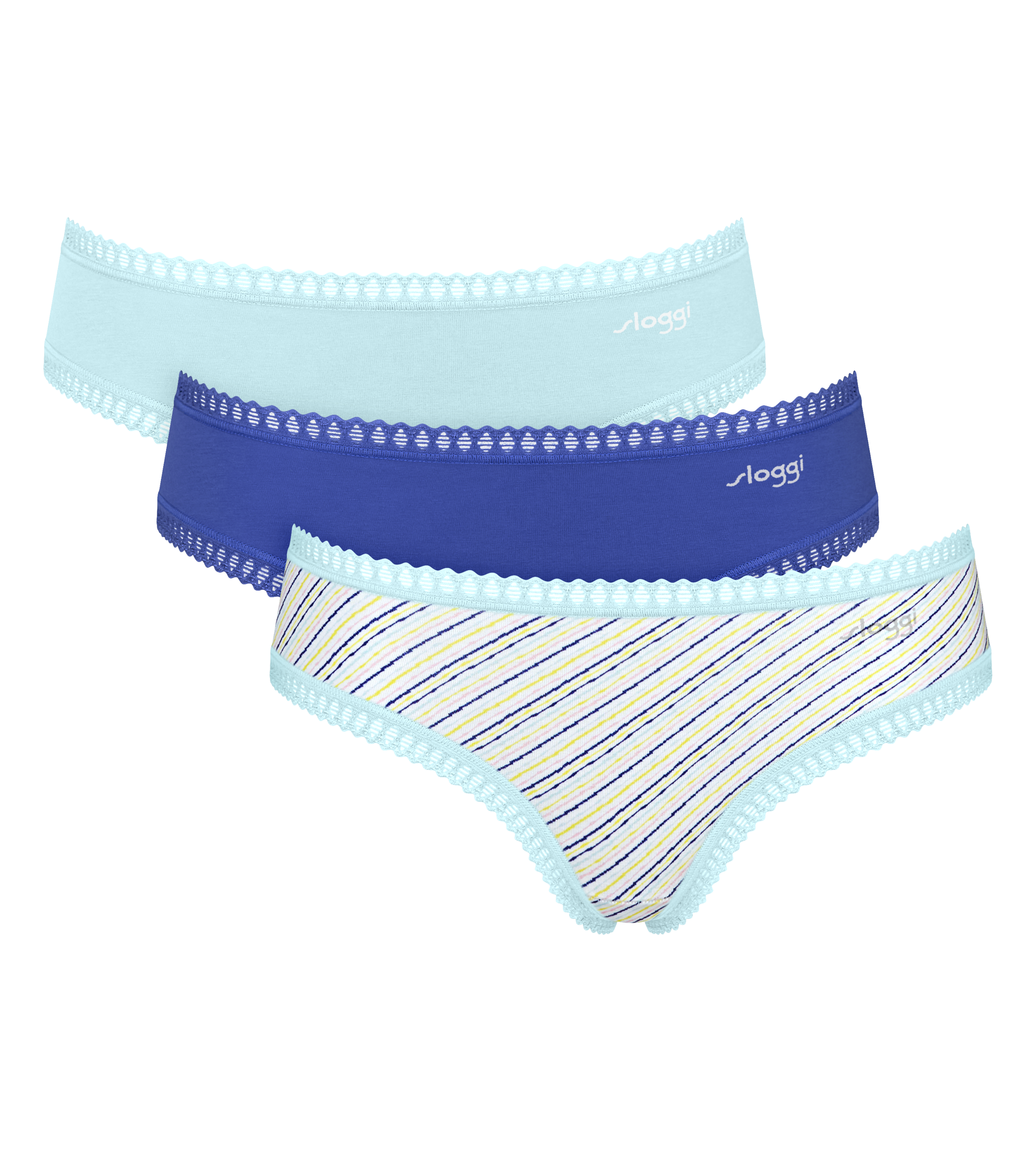sloggi Hipster »GO Crush Hipster C3P« 3er Pack,  mit Spitzendetails