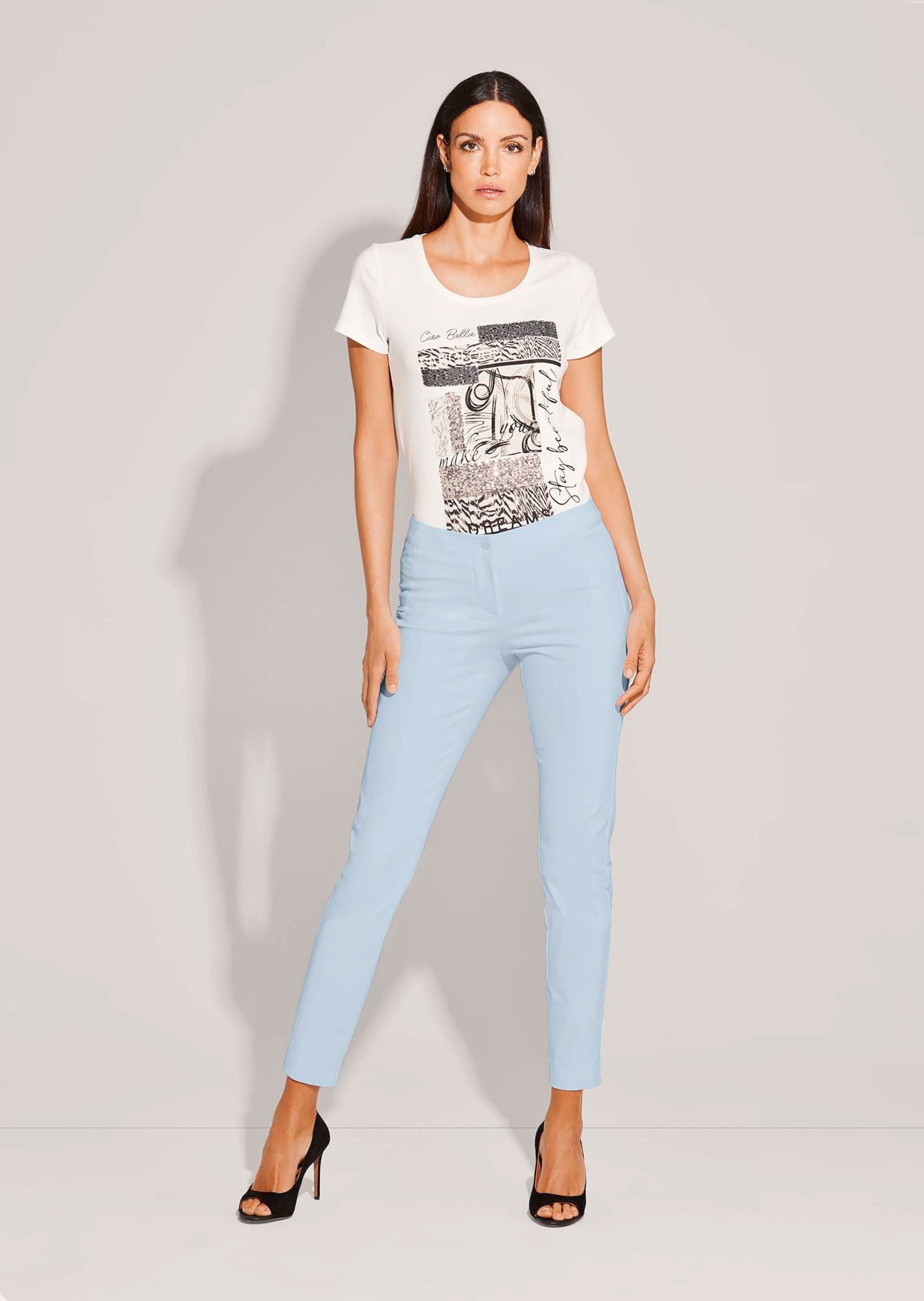 MADELEINE Stoffhose »Stretchhose Komforthose mit Ziernähten«