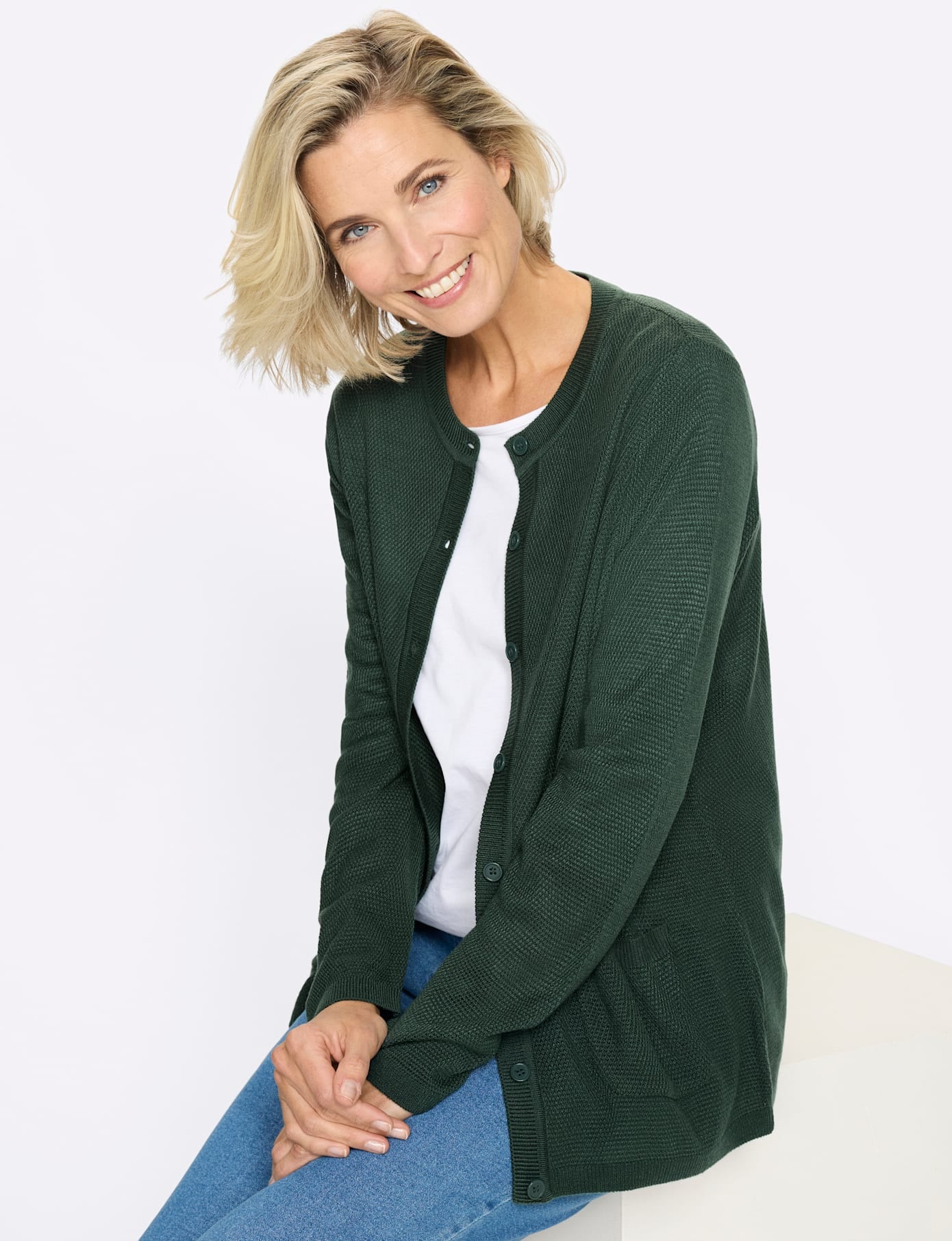 Classic Basics Strickjacke