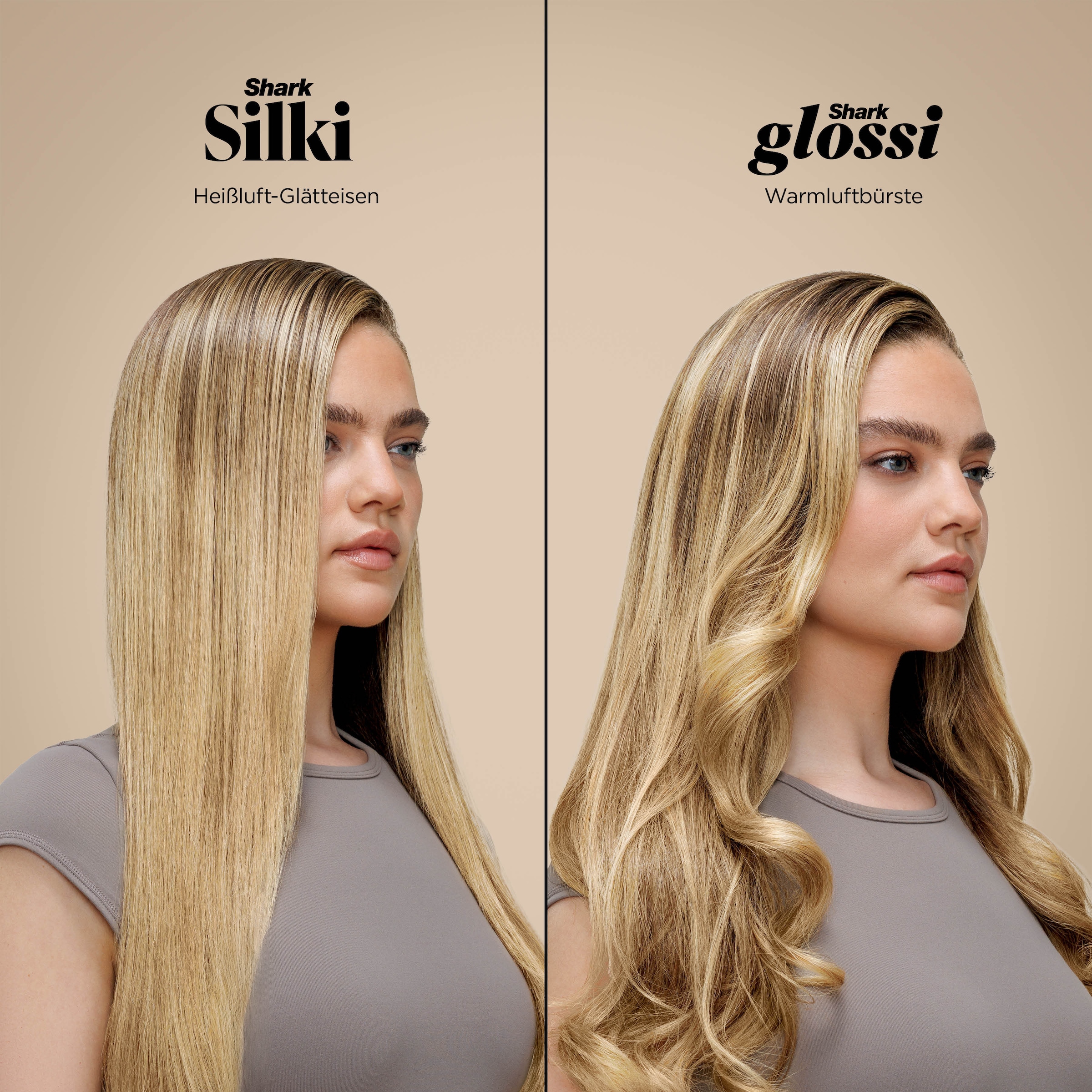 Shark Haarstyler »Glam Multistyler HD6051SEUPK für glatte Haare, Wellen und Locken« Keramik-Beschichtung hitzekontrollierte Keramik und Luftstrom ermöglichen jeden Style