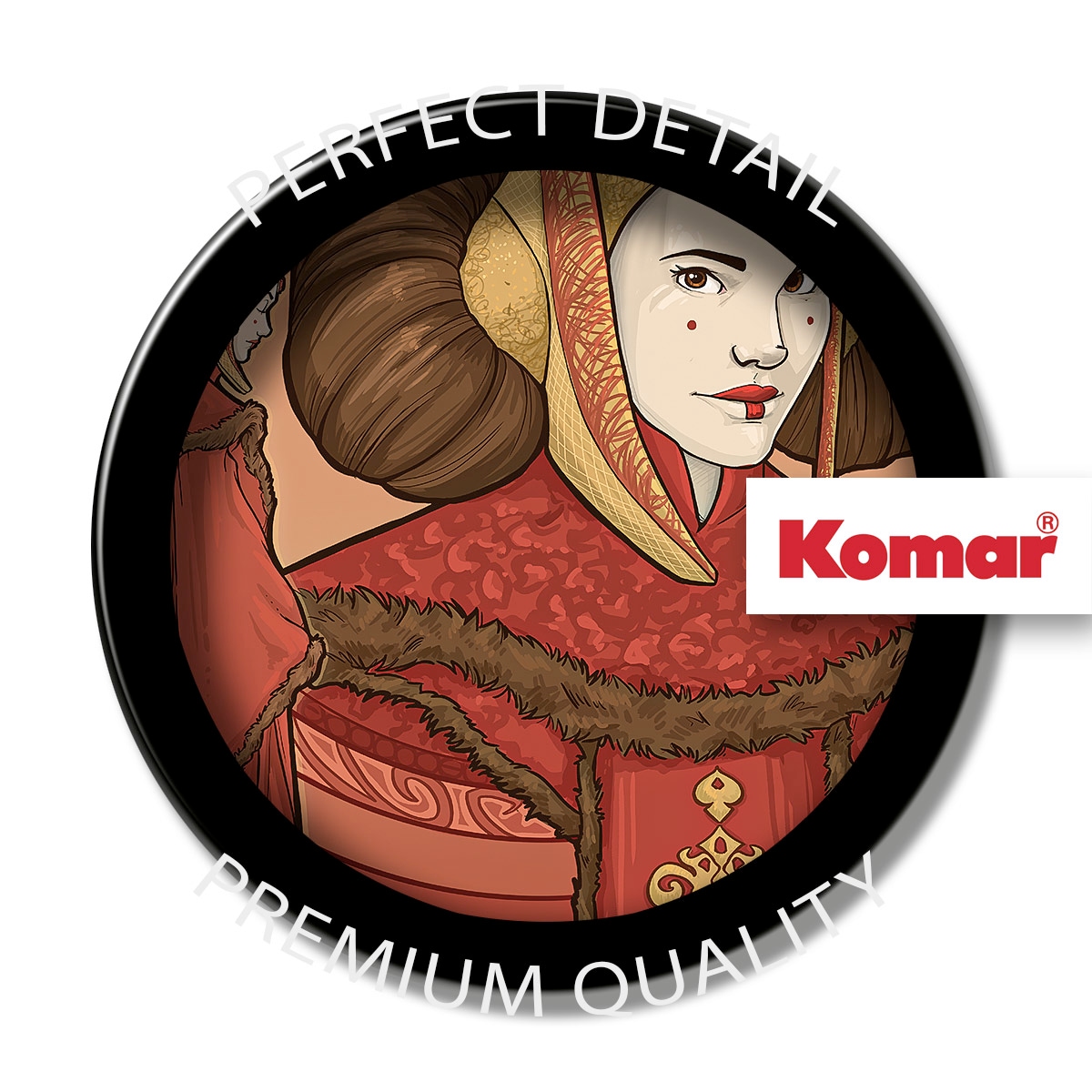 Komar Wandbild »Star Wars Queen Padmé Amidala«, Disney, (Set, 1 St.), 40 x 50 cm (Breite x Höhe) - Kinderzimmer, Dekoration