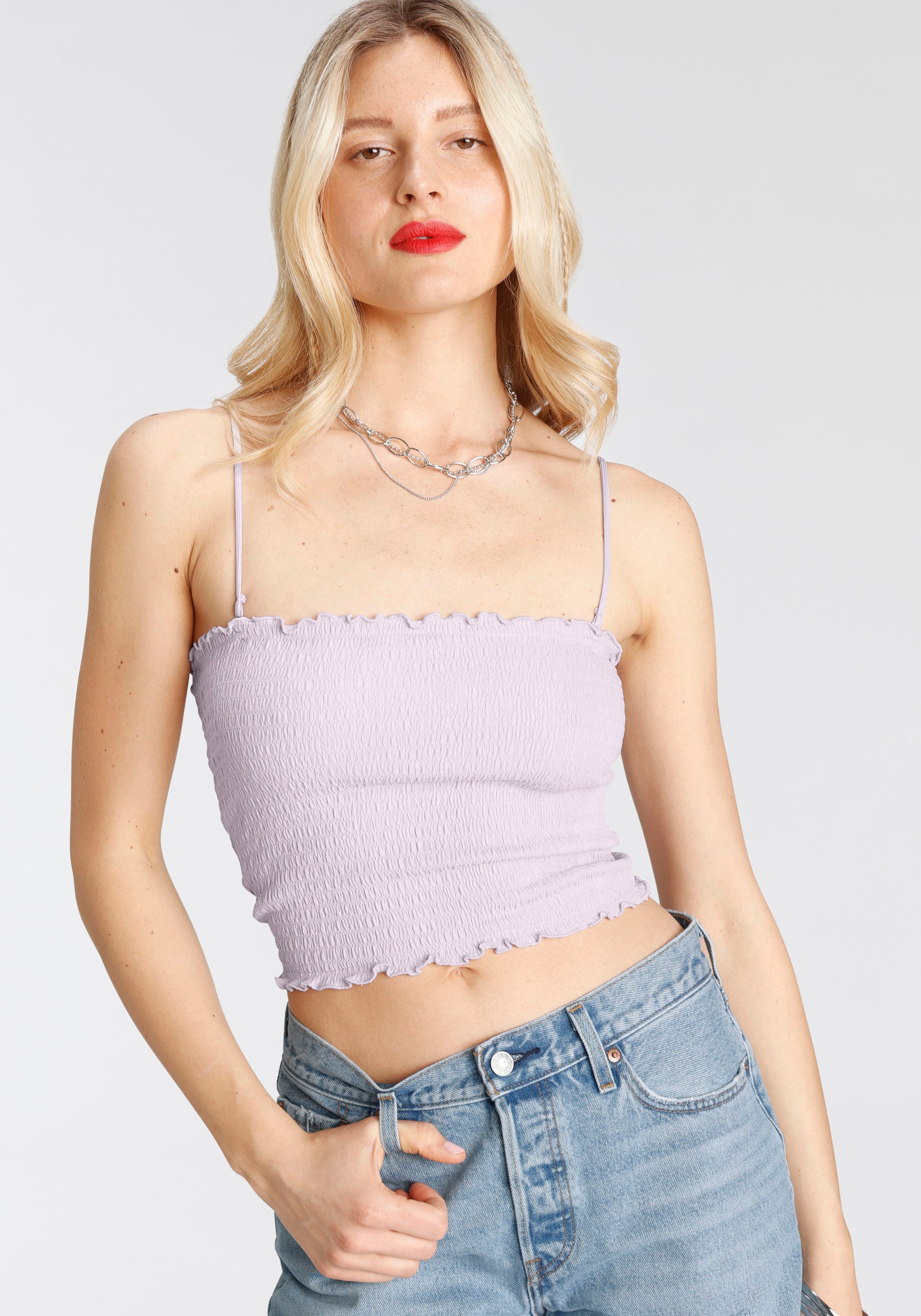 Levi's® Trägertop »CLAIRE TANK«, cropped und eng anliegend